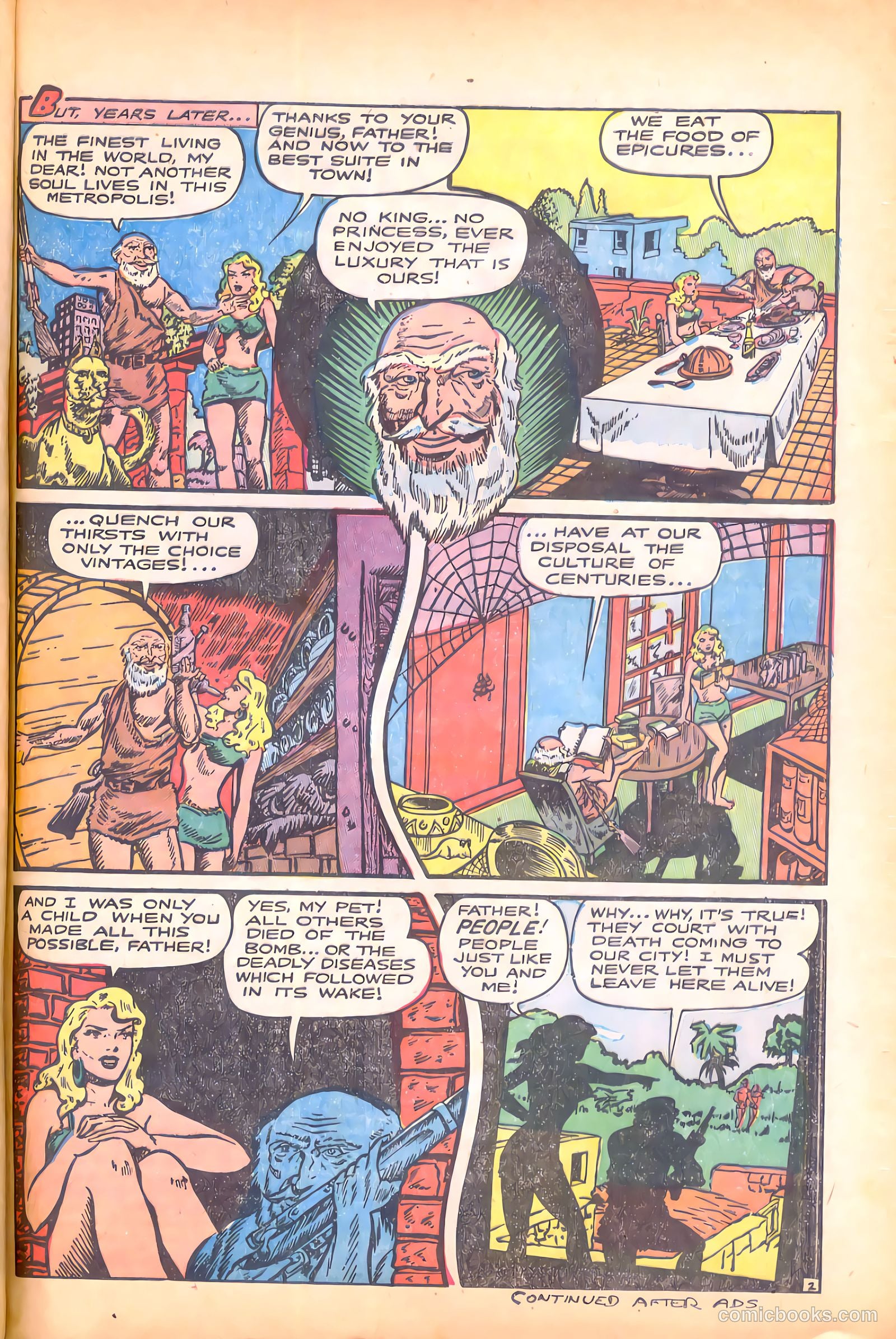 Blue Bolt Weird Tales #119 (1953) — page 25 of 36