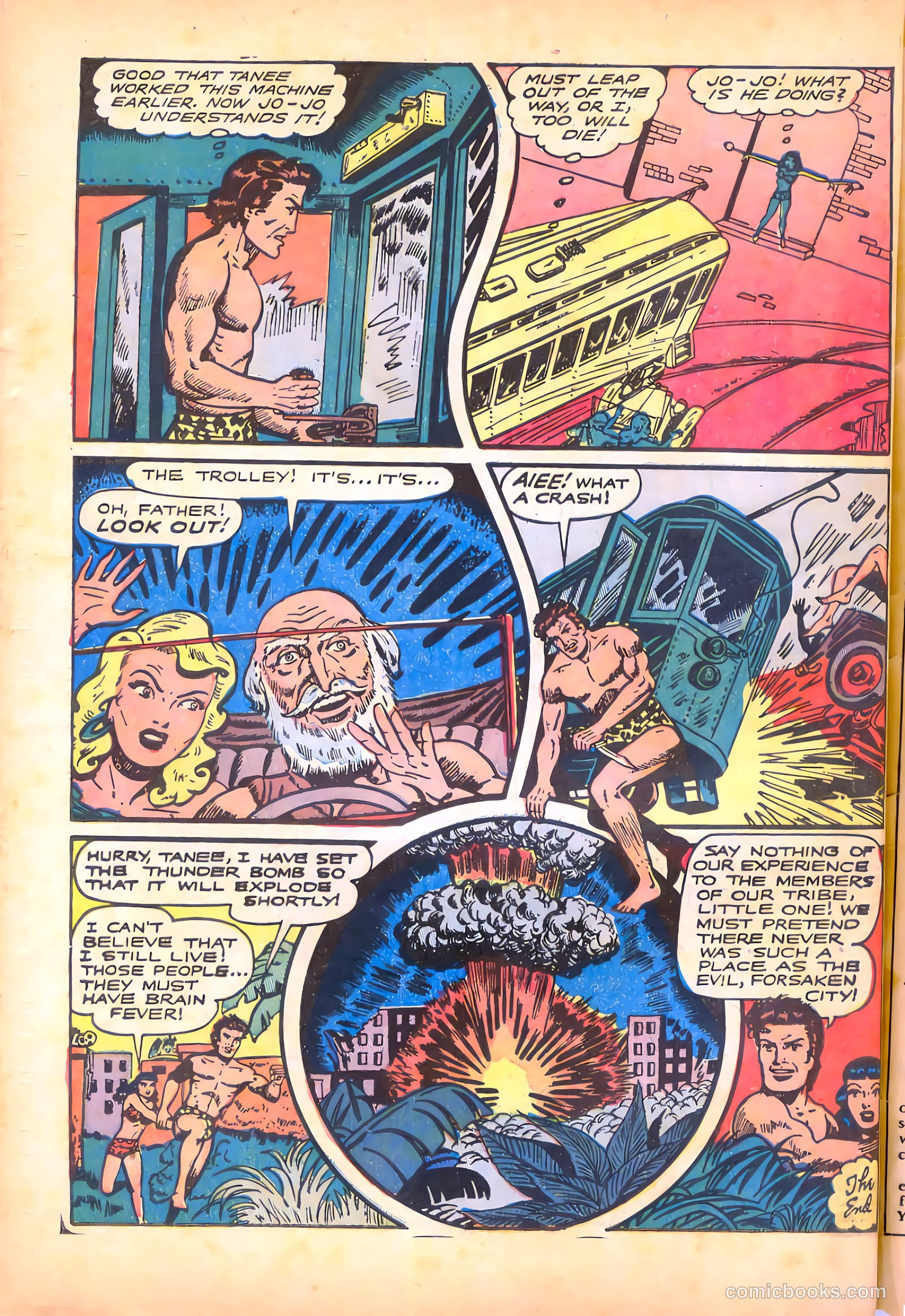 Blue Bolt Weird Tales #119 (1953) — page 34 of 36