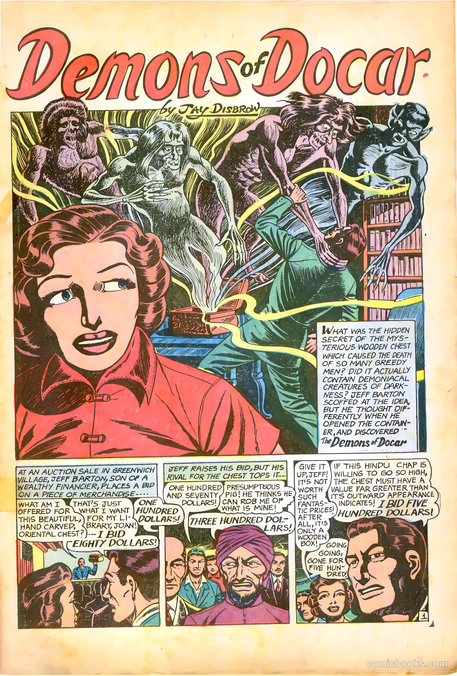Blue Bolt Weird Tales of Terror #119 (1953) — page 3 of 36