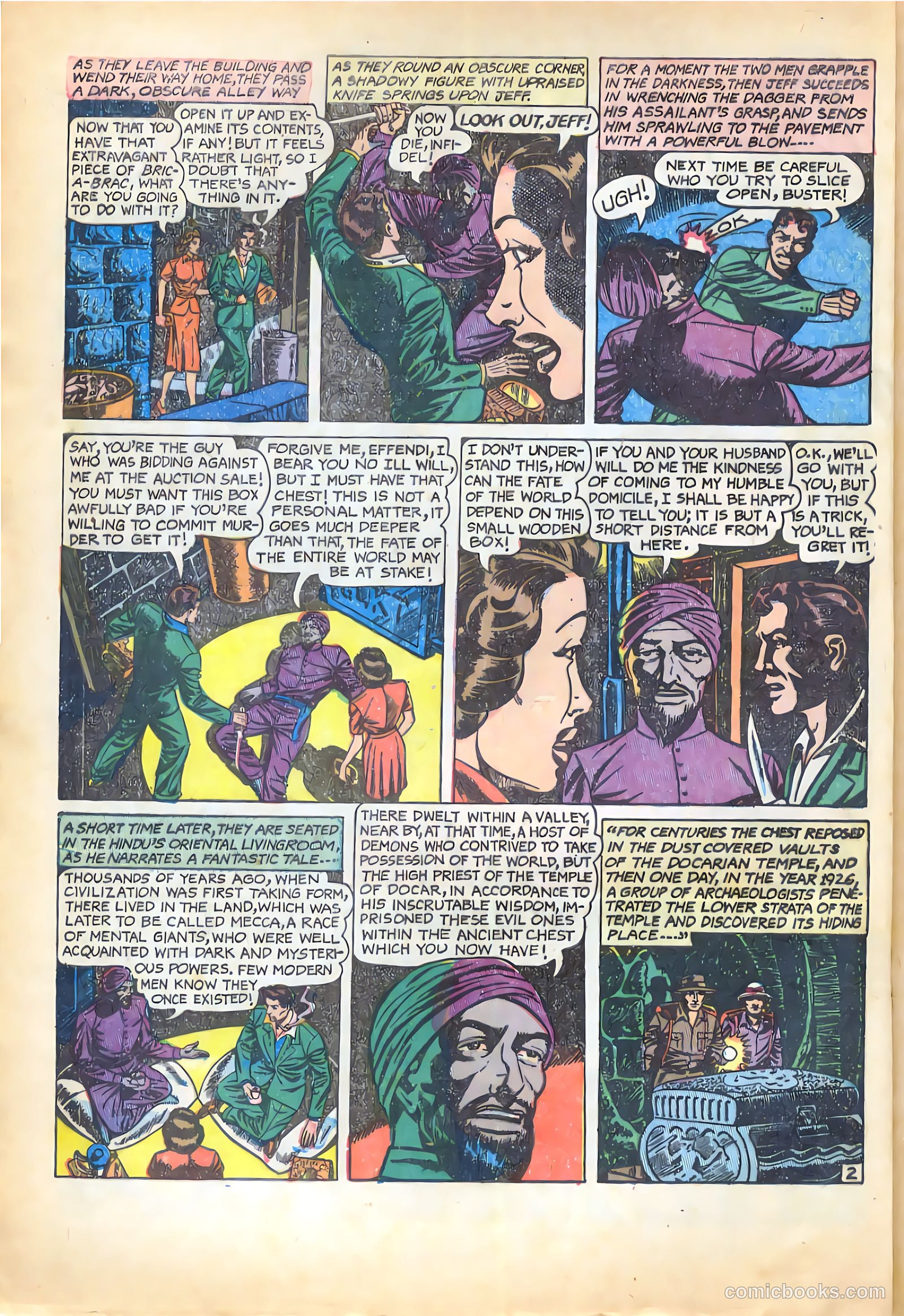 Blue Bolt Weird Tales of Terror #119 (1953) — page 4 of 36