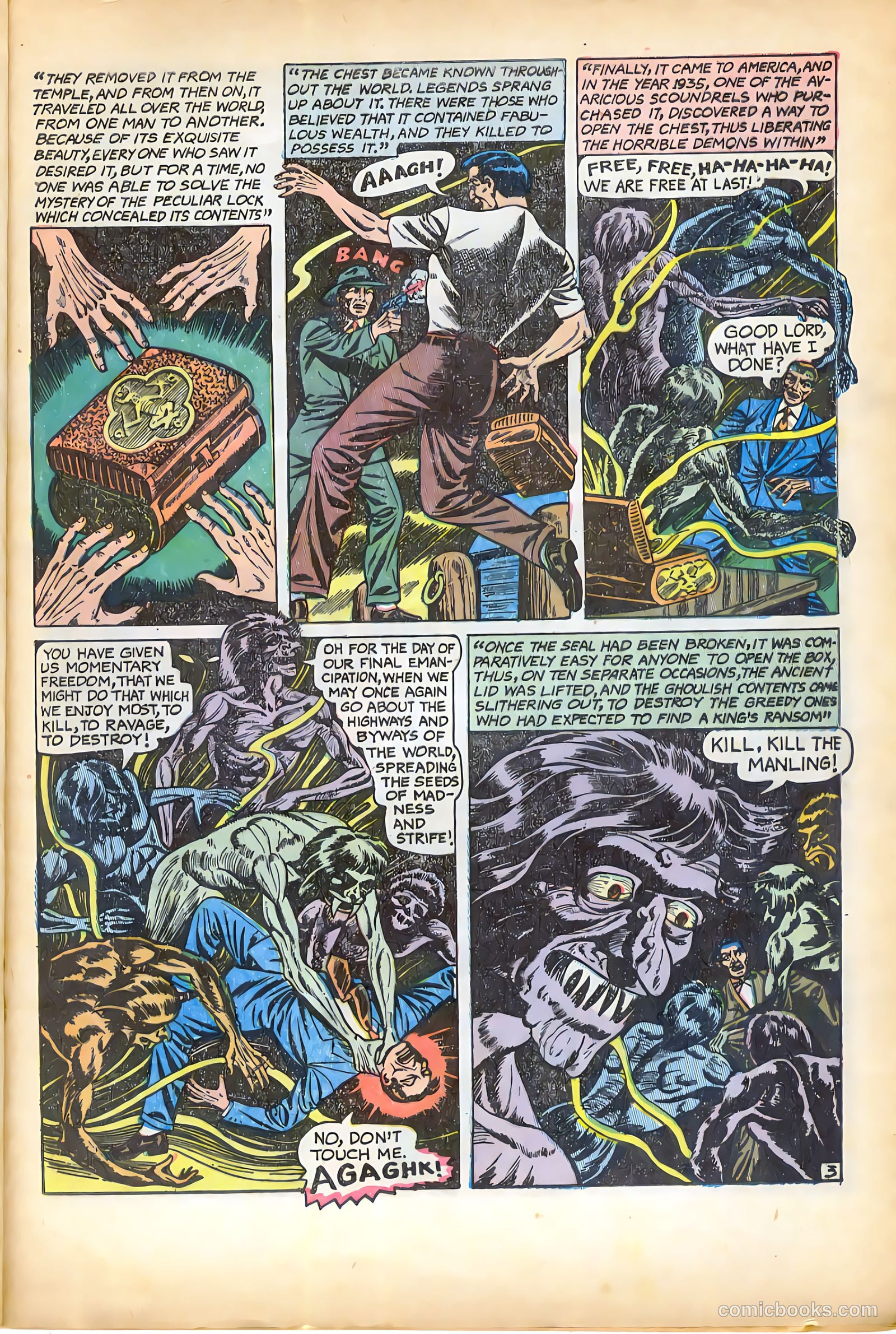 Blue Bolt Weird Tales of Terror #119 (1953) — page 5 of 36