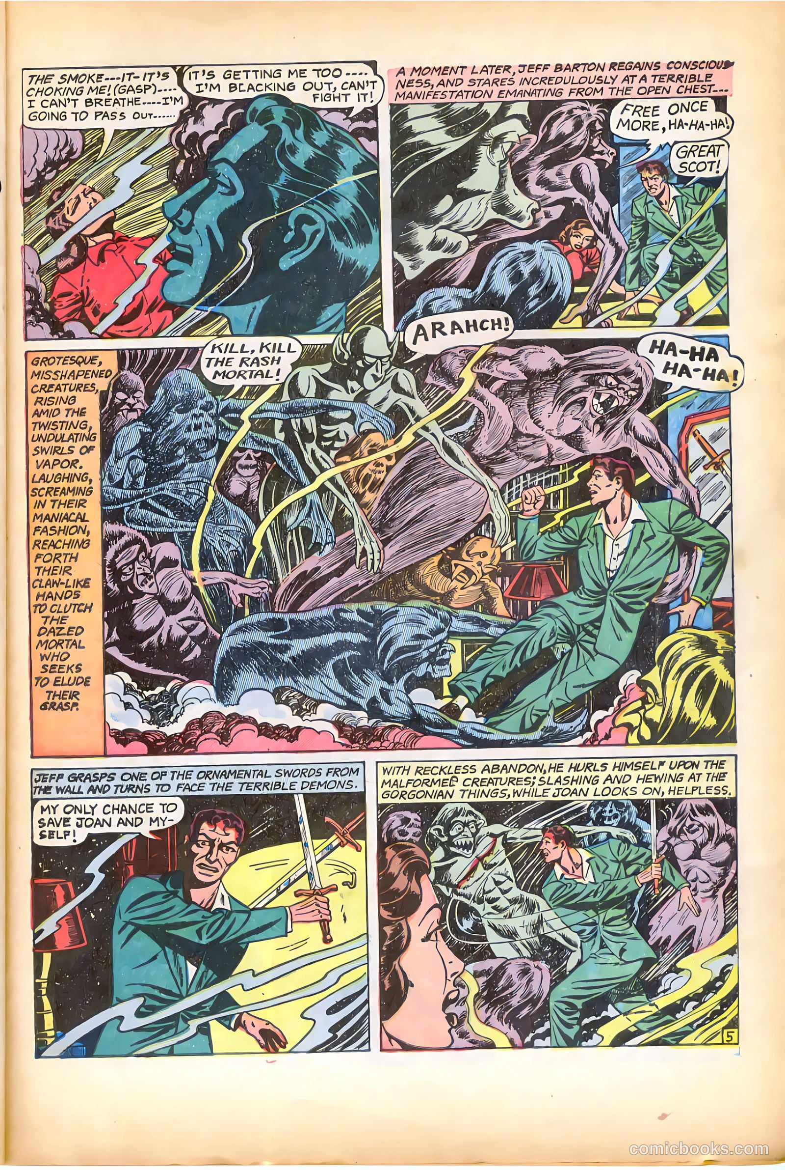 Blue Bolt Weird Tales of Terror #119 (1953) — page 7 of 36