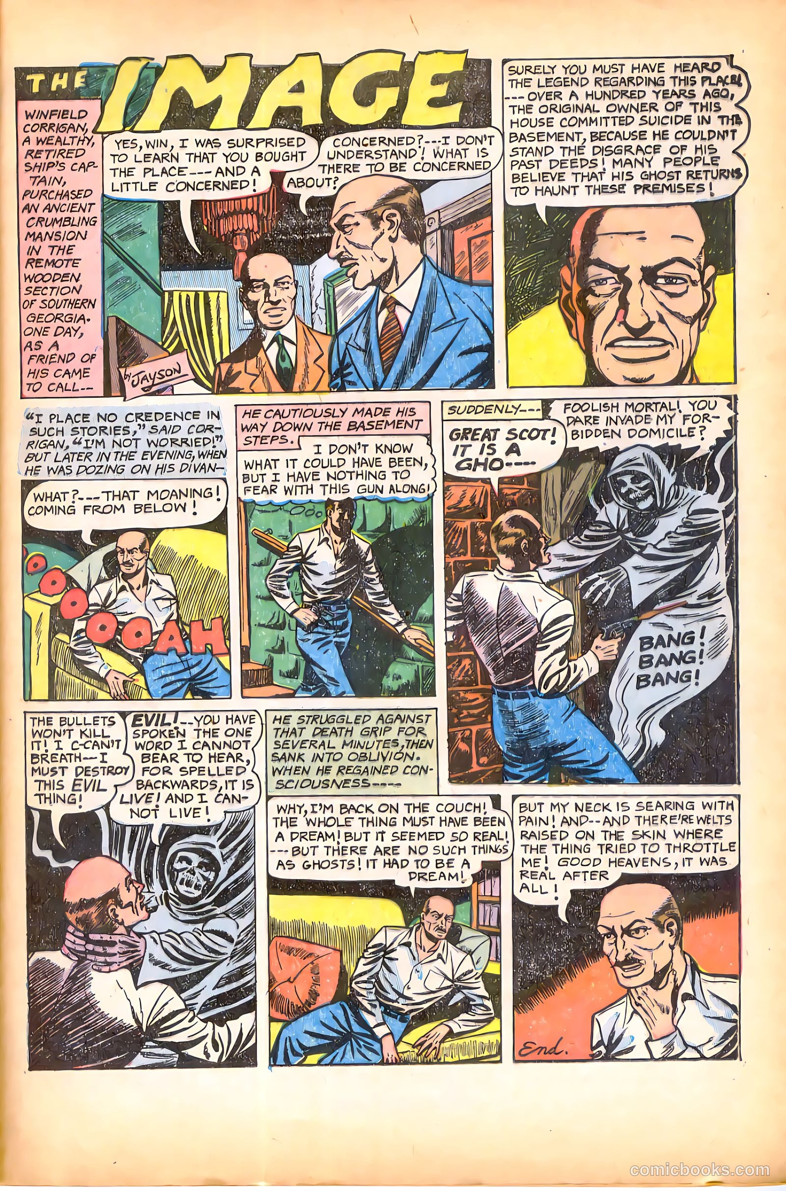 Blue Bolt Weird Tales of Terror #119 (1953) — page 9 of 36