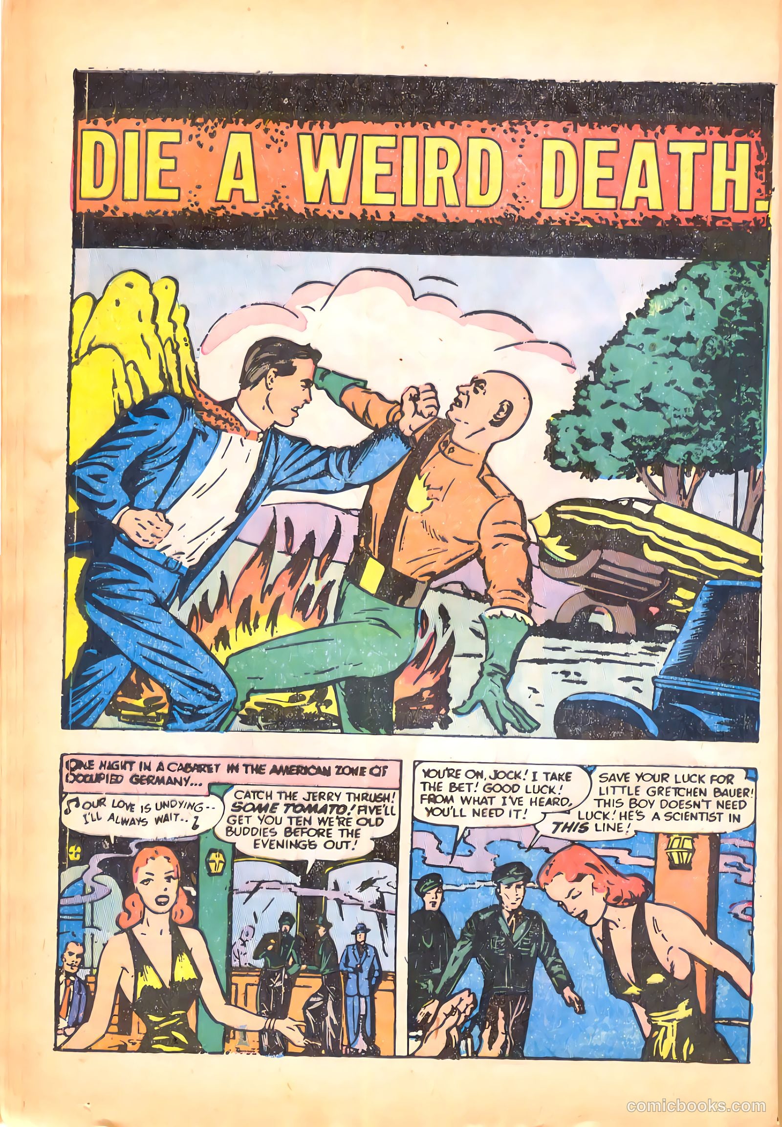 Blue Bolt Weird Tales of Terror #119 (1953) — page 12 of 36