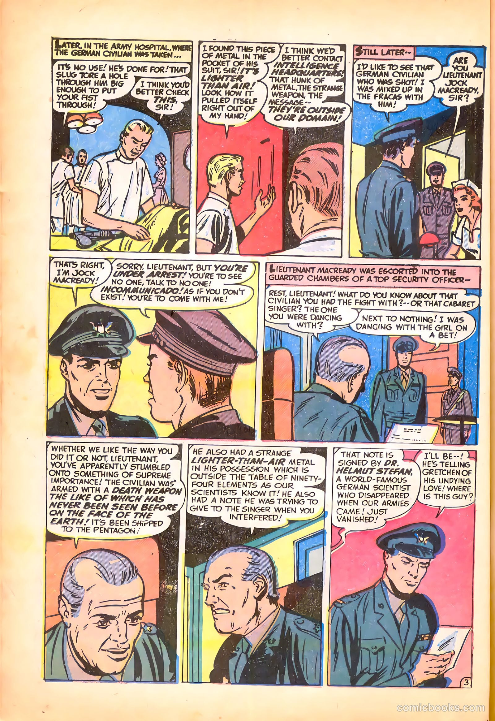 Blue Bolt Weird Tales of Terror #119 (1953) — page 14 of 36