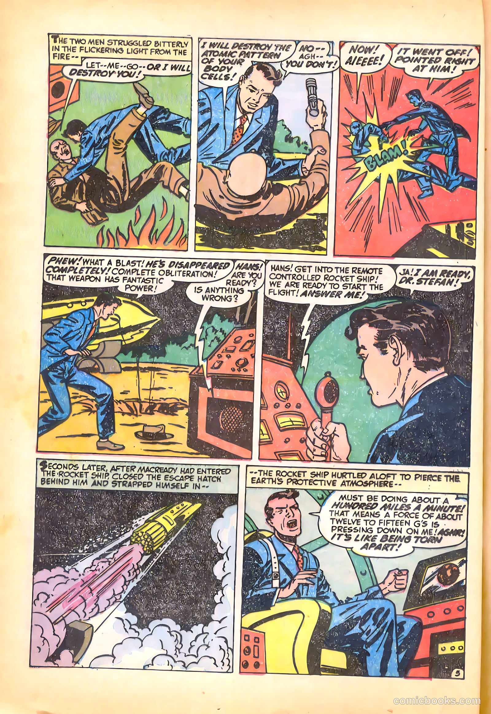 Blue Bolt Weird Tales of Terror #119 (1953) — page 16 of 36