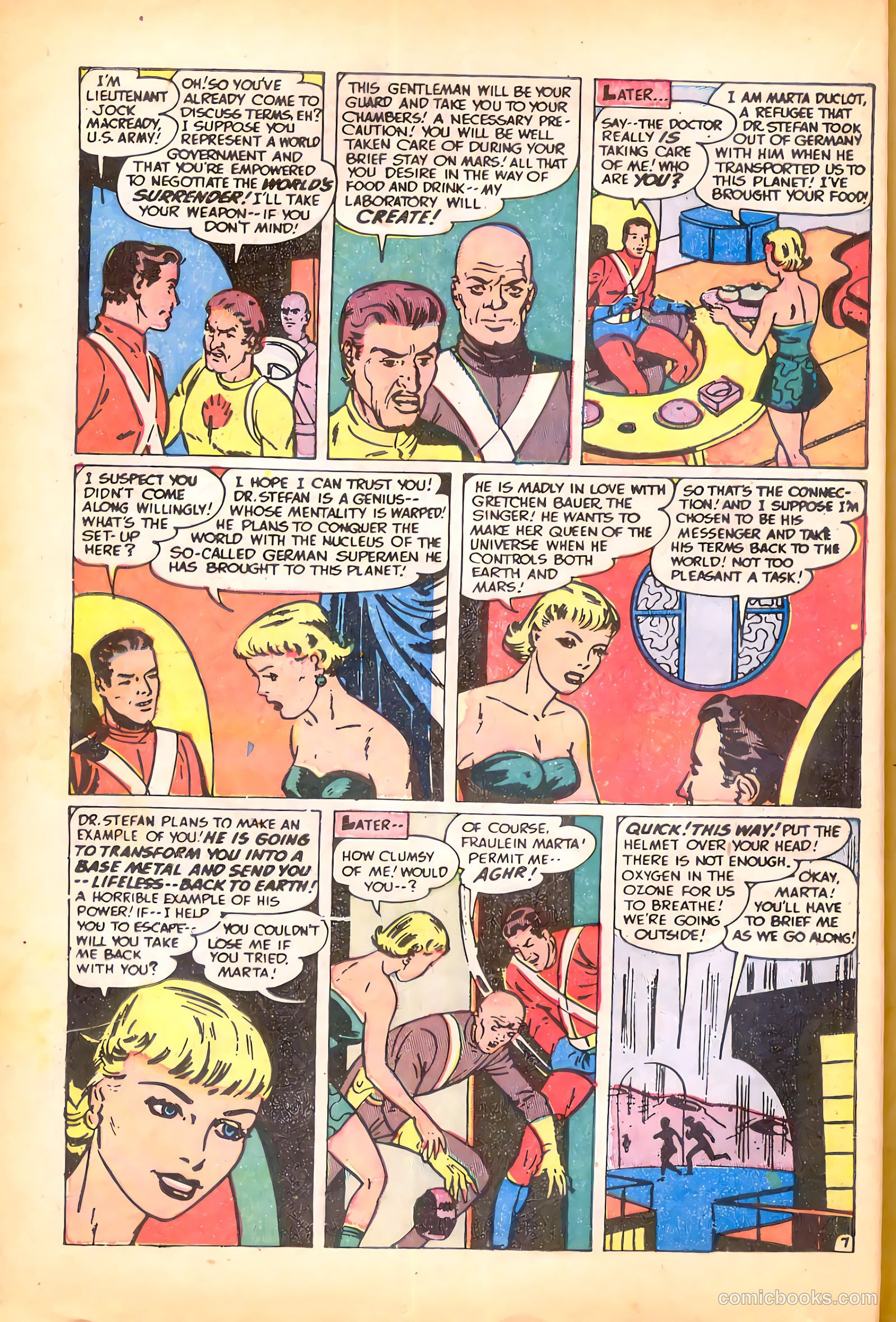Blue Bolt Weird Tales of Terror #119 (1953) — page 18 of 36
