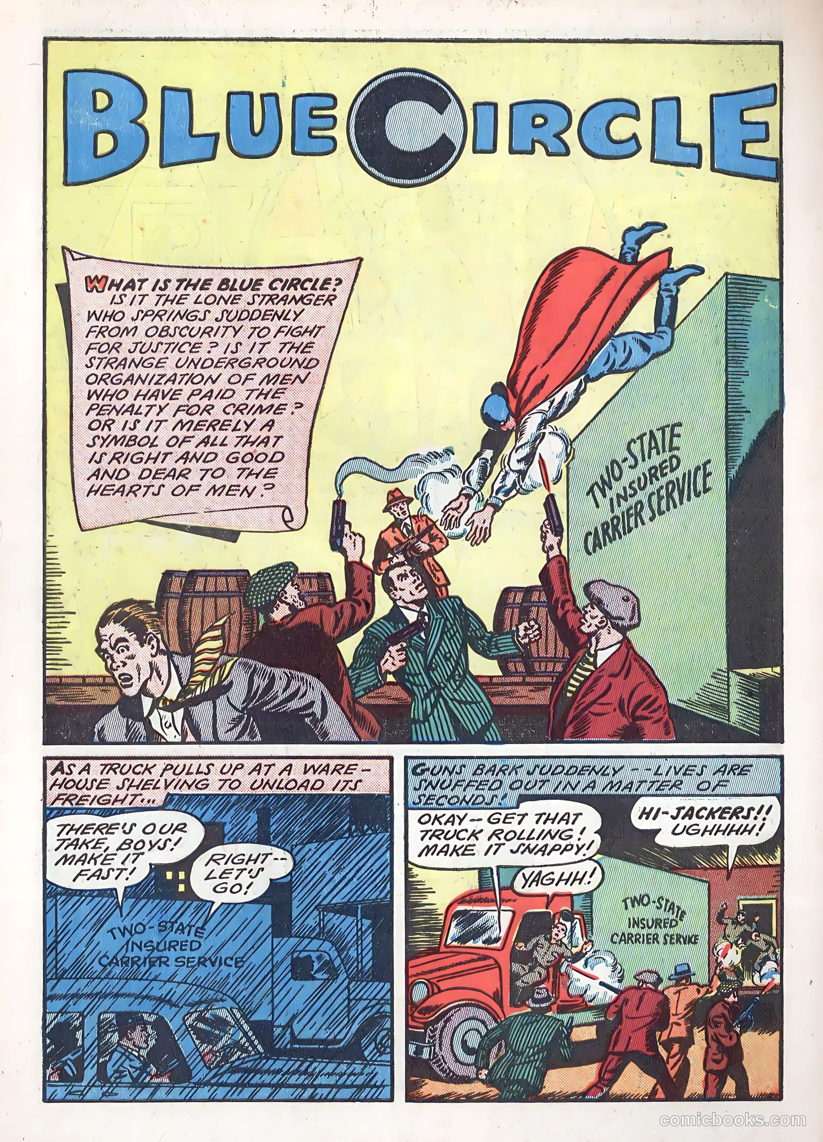 Blue Circle Comics #1 (1944) — page 3 of 52