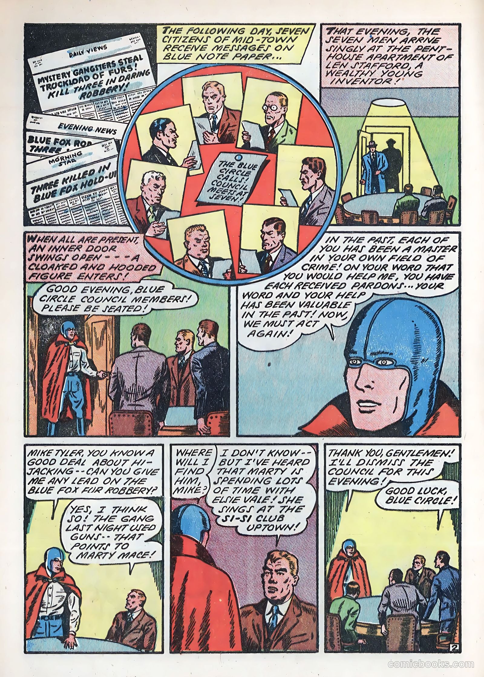 Blue Circle Comics #1 (1944) — page 4 of 52