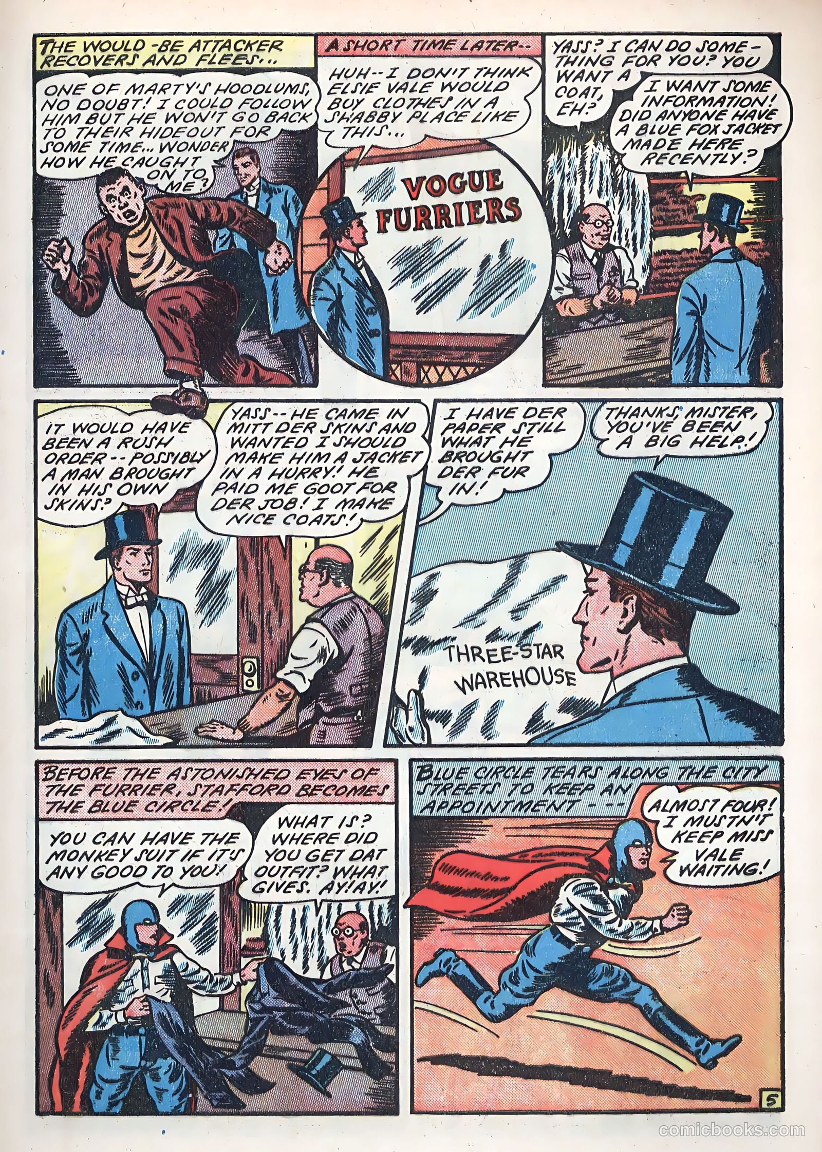 Blue Circle Comics #1 (1944) — page 7 of 52
