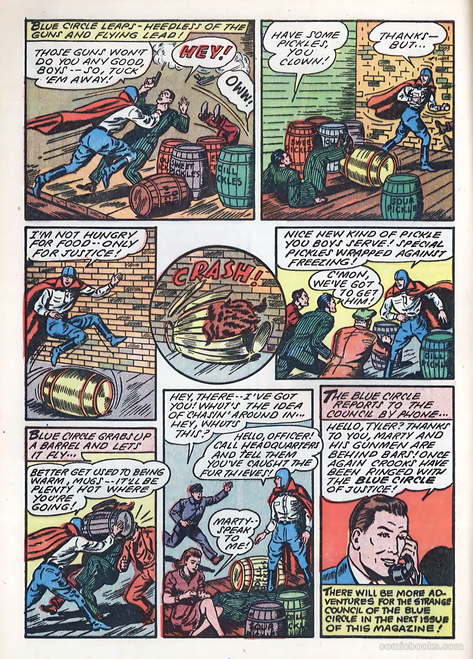 Blue Circle Comics #1 (1944) — page 10 of 52