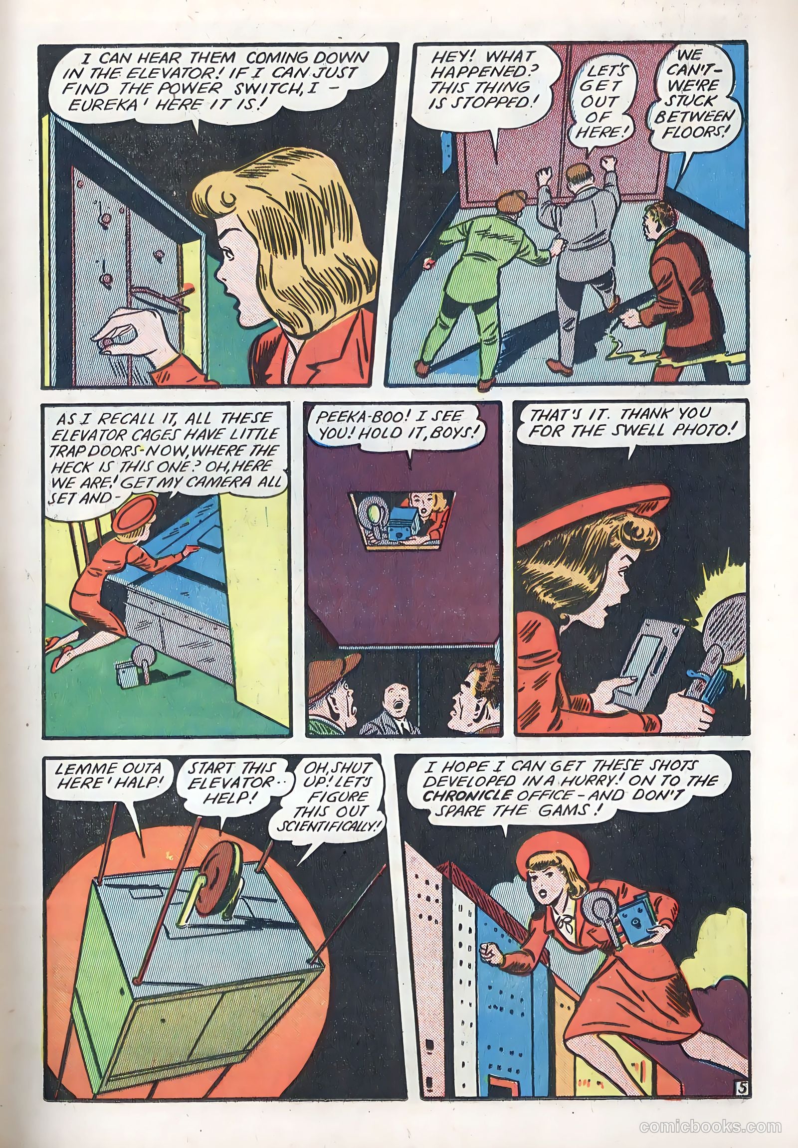 Blue Circle Comics #1 (1944) — page 15 of 52