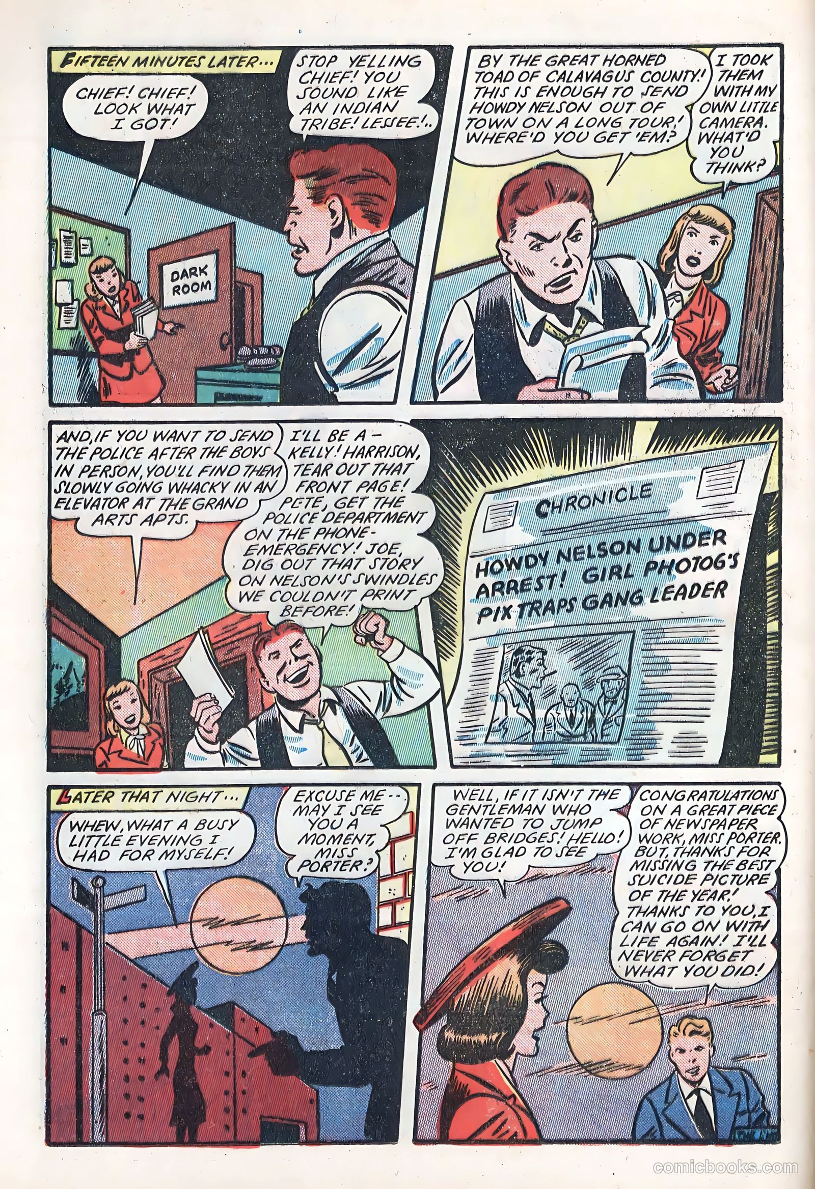 Blue Circle Comics #1 (1944) — page 16 of 52