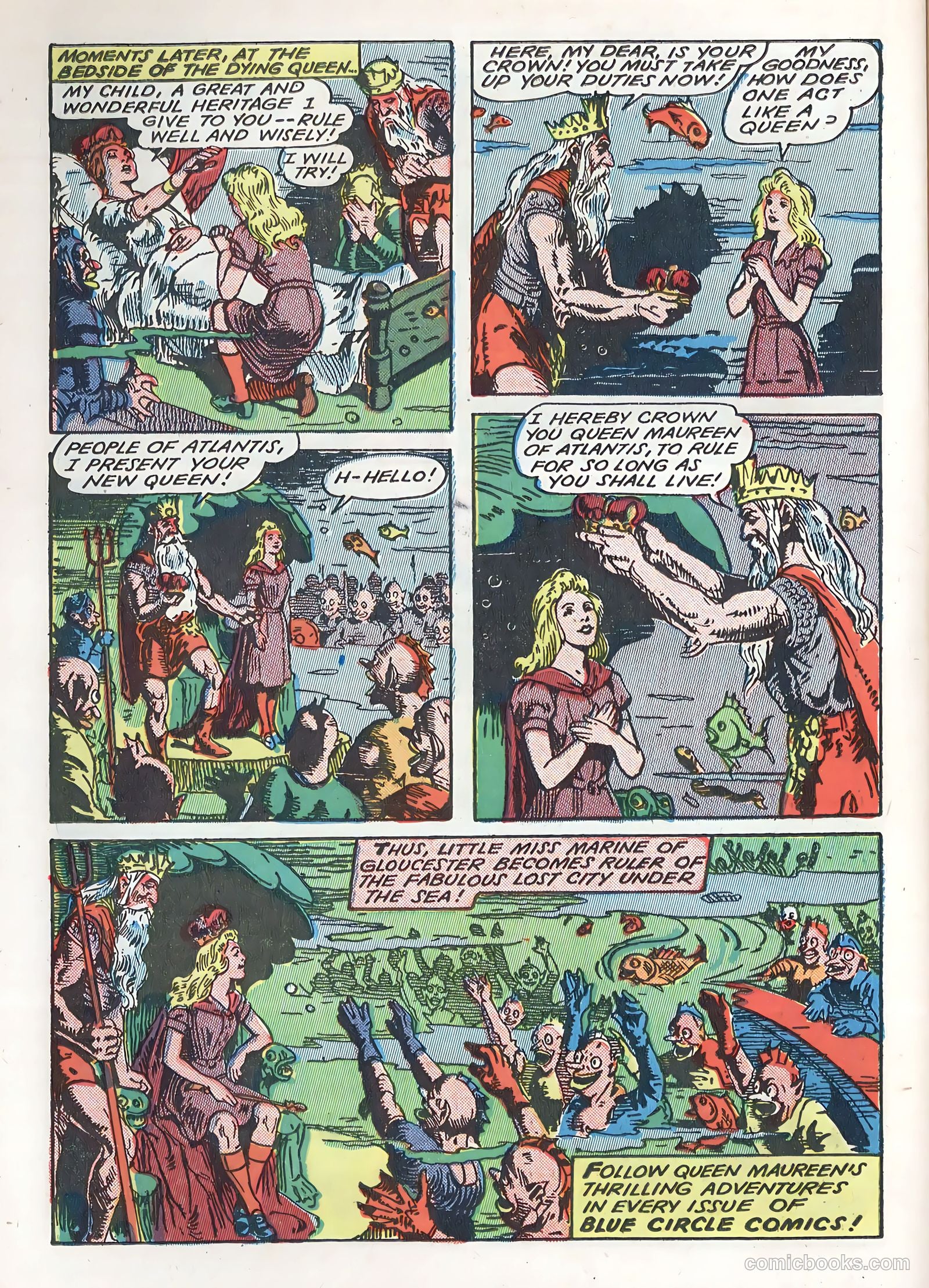 Blue Circle Comics #1 (1944) — page 30 of 52