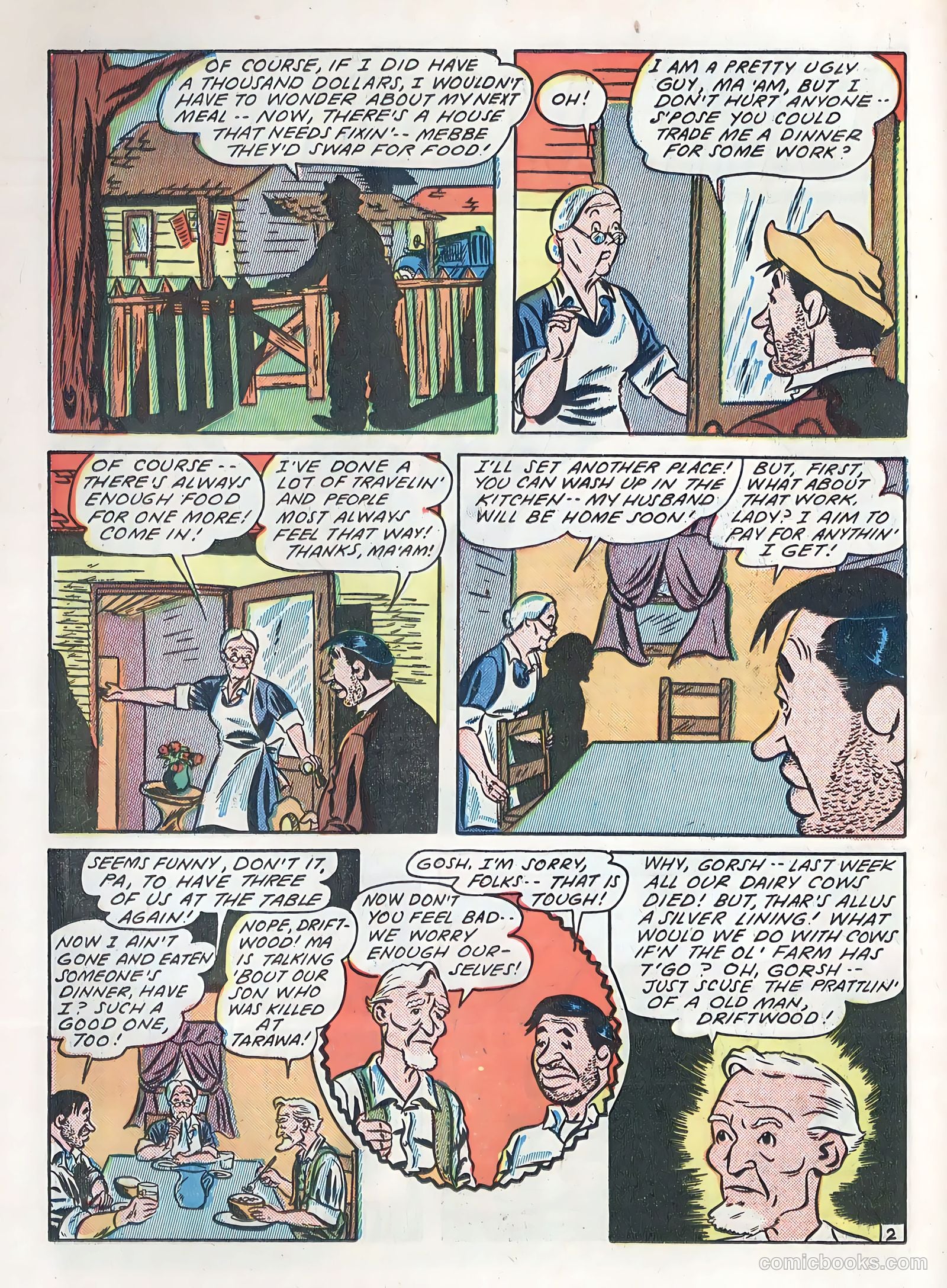 Blue Circle Comics #1 (1944) — page 32 of 52