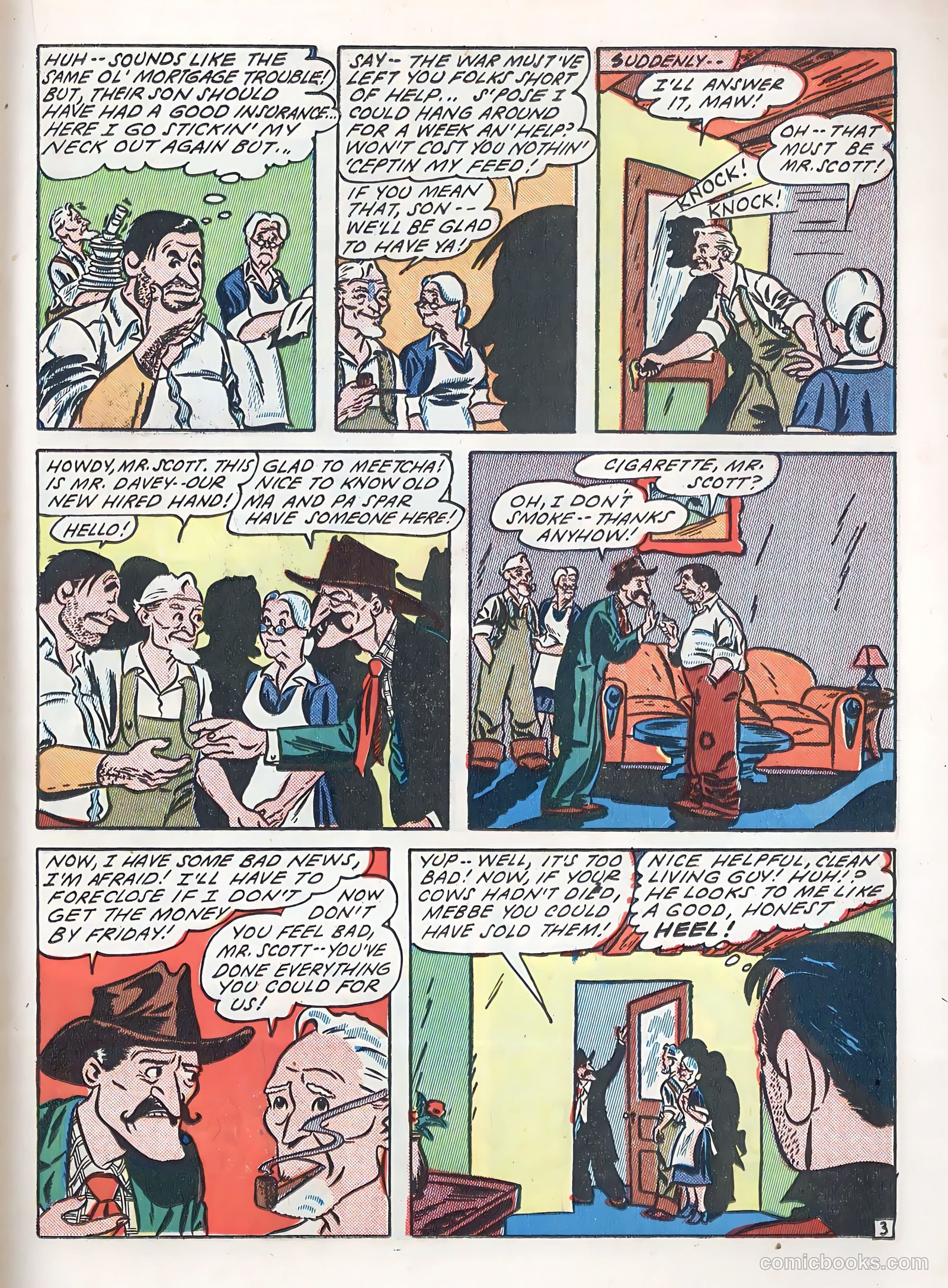 Blue Circle Comics #1 (1944) — page 33 of 52