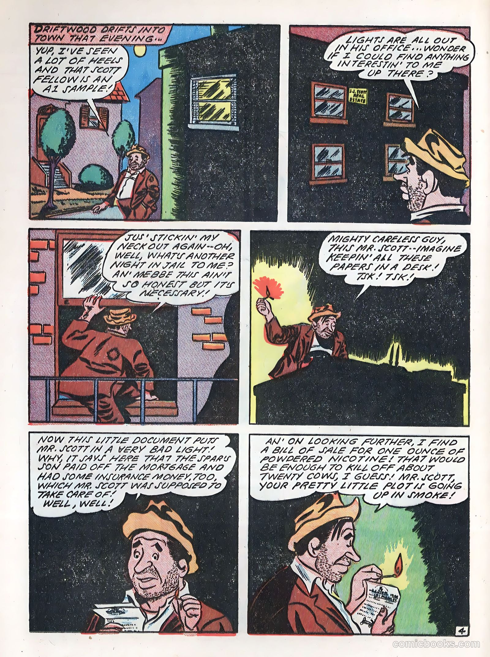 Blue Circle Comics #1 (1944) — page 34 of 52