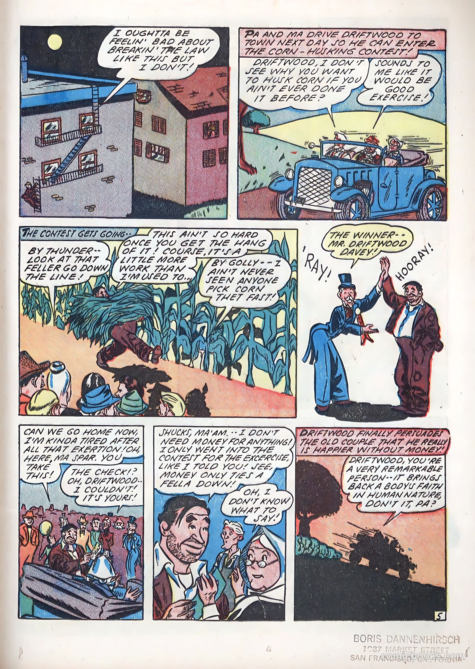 Blue Circle Comics #1 (1944) — page 35 of 52