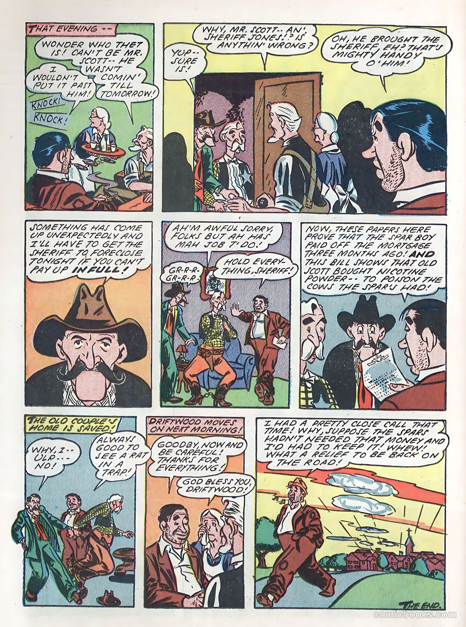 Blue Circle Comics #1 (1944) — page 36 of 52