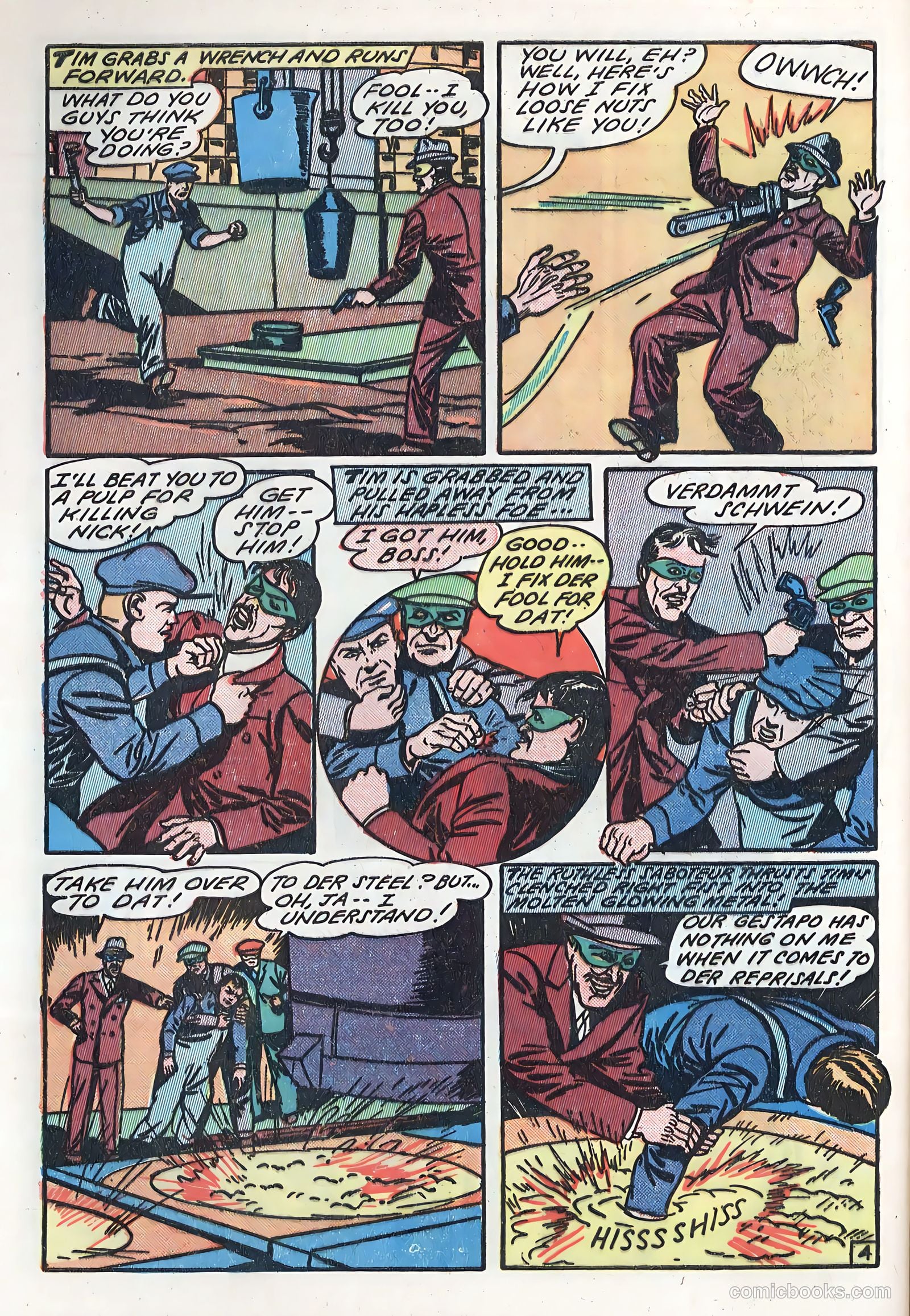 Blue Circle Comics #1 (1944) — page 40 of 52