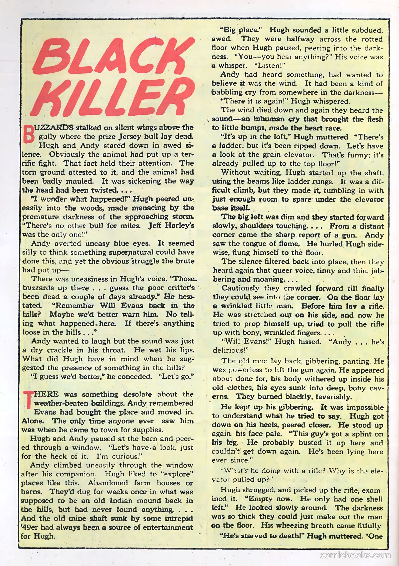 Blue Circle Comics #1 (1944) — page 44 of 52