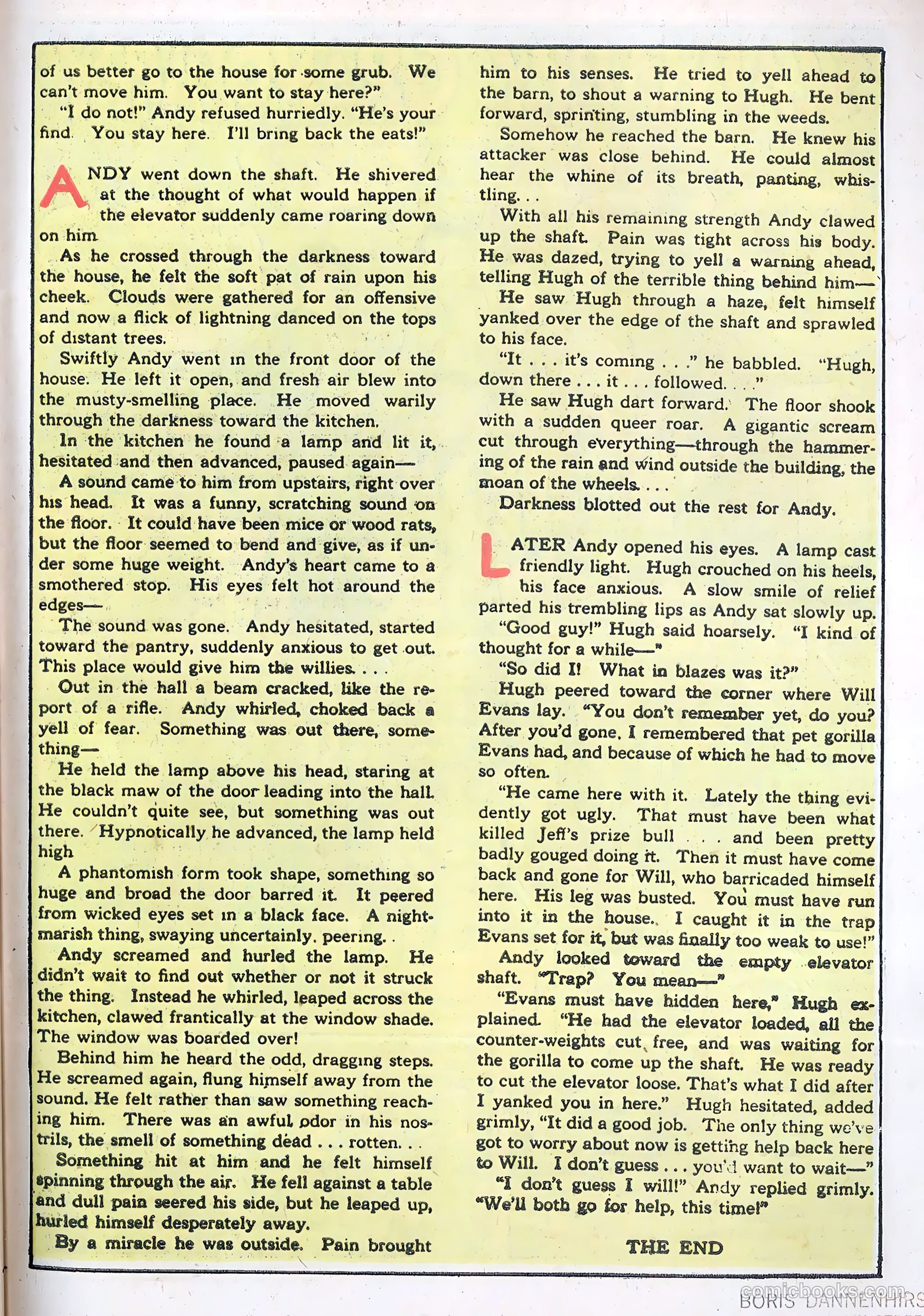 Blue Circle Comics #1 (1944) — page 45 of 52