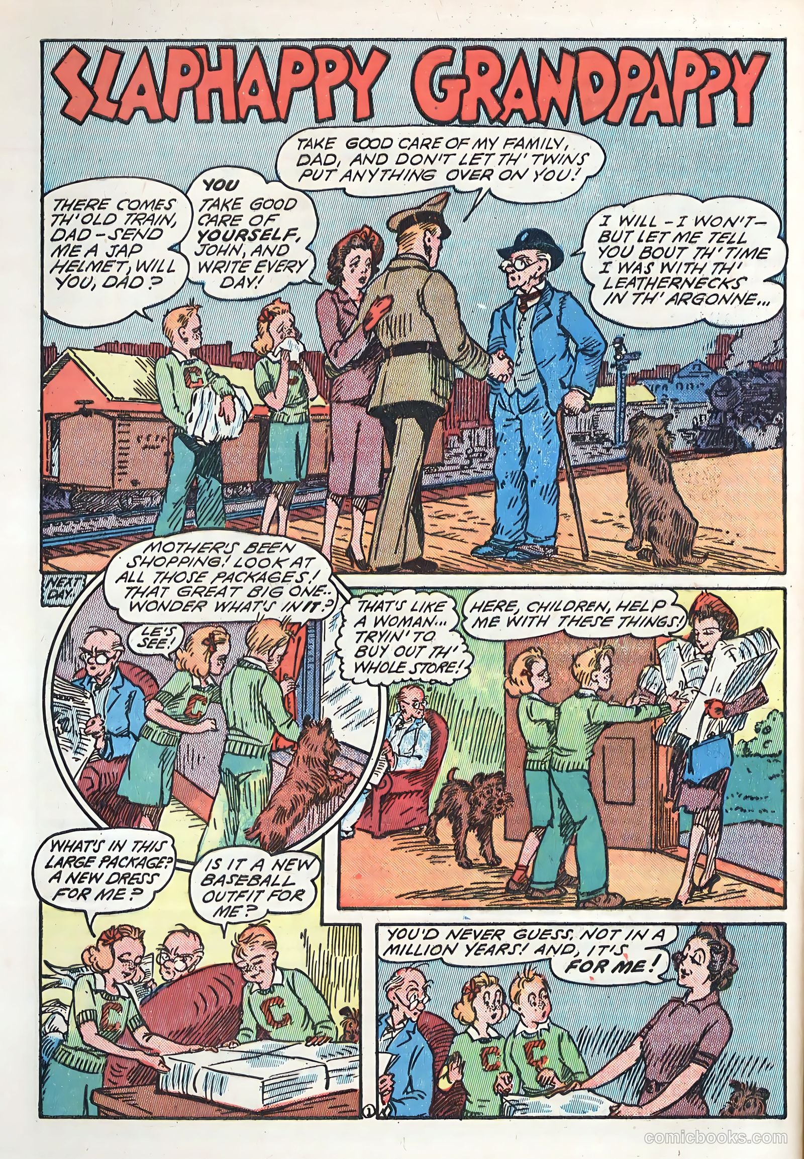 Blue Circle Comics #1 (1944) — page 46 of 52