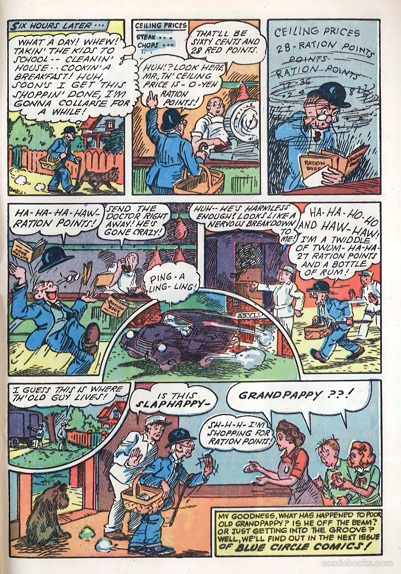 Blue Circle Comics #1 (1944) — page 49 of 52