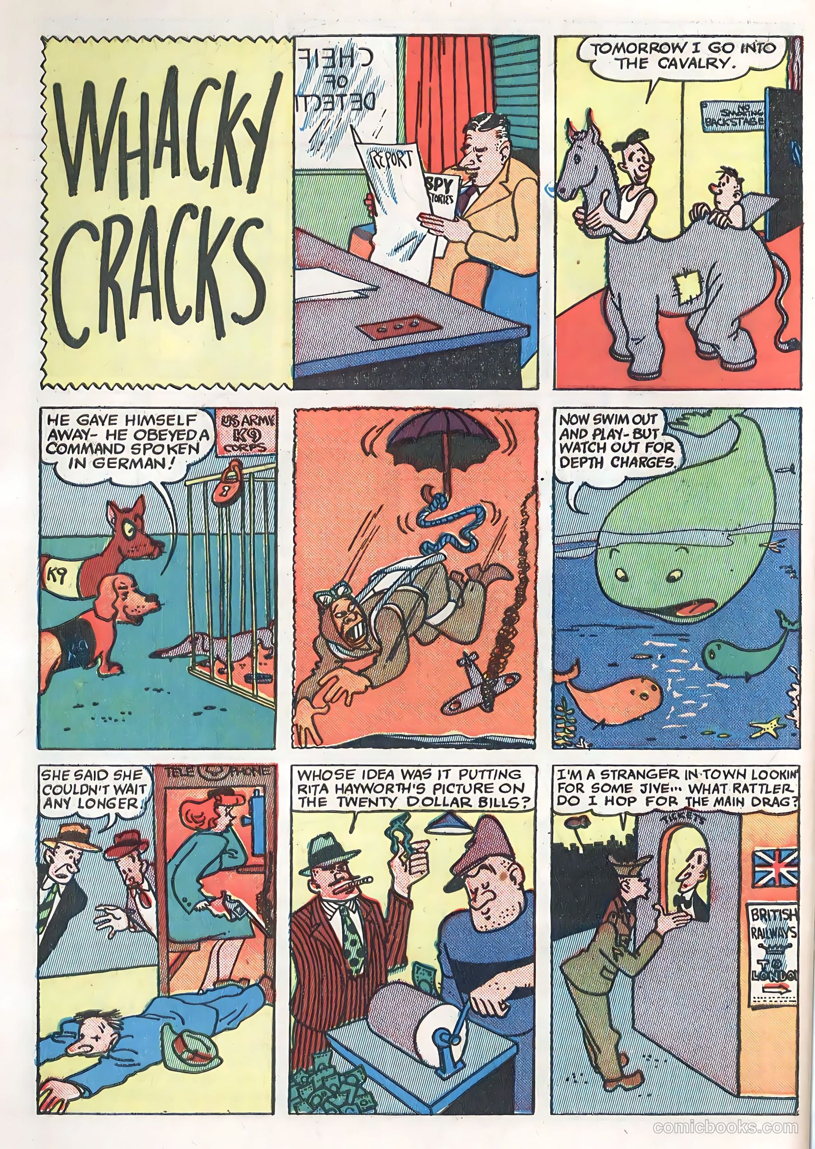 Blue Circle Comics #1 (1944) — page 50 of 52