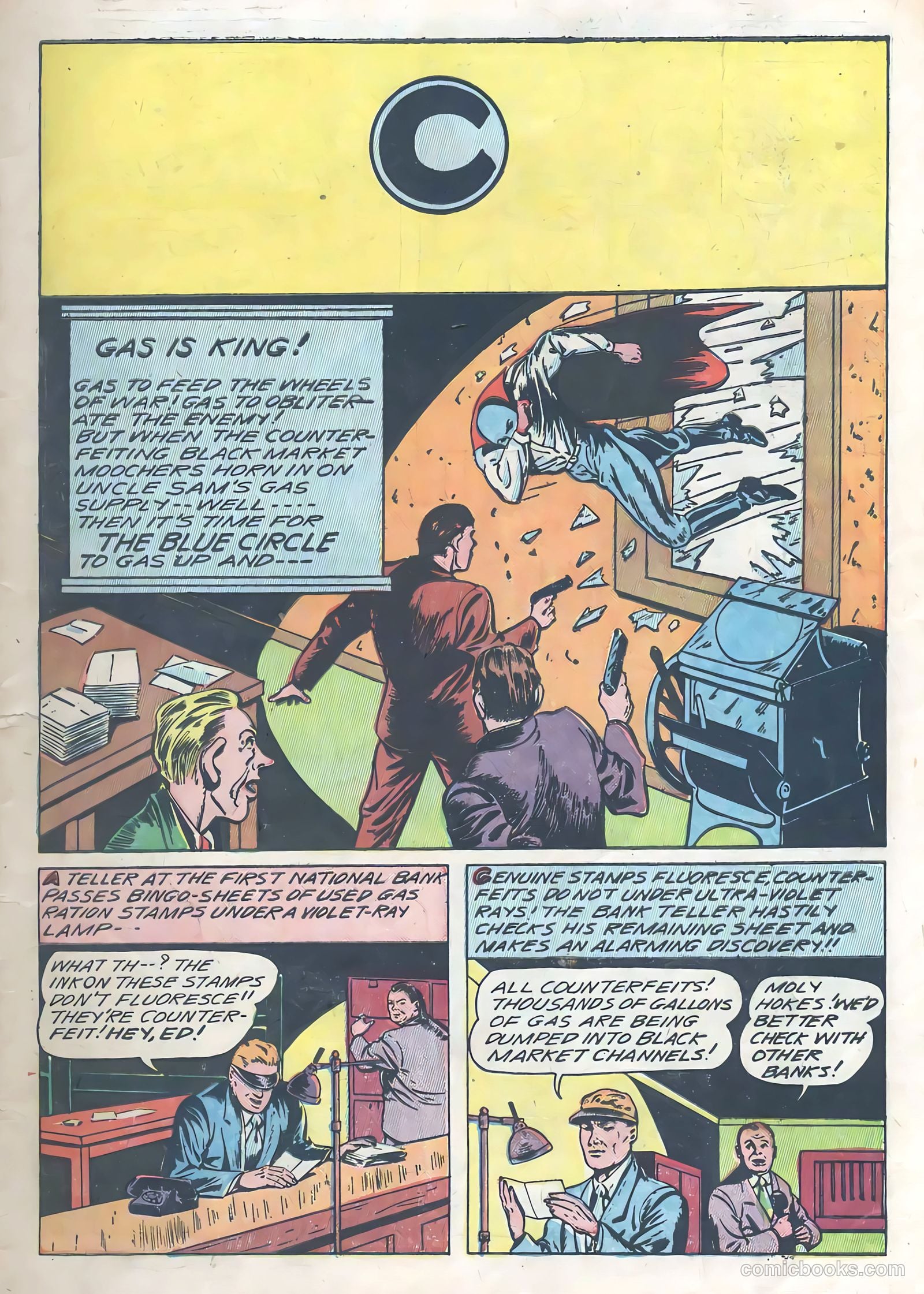 Blue Circle Comics #6 (1945) — page 3 of 52