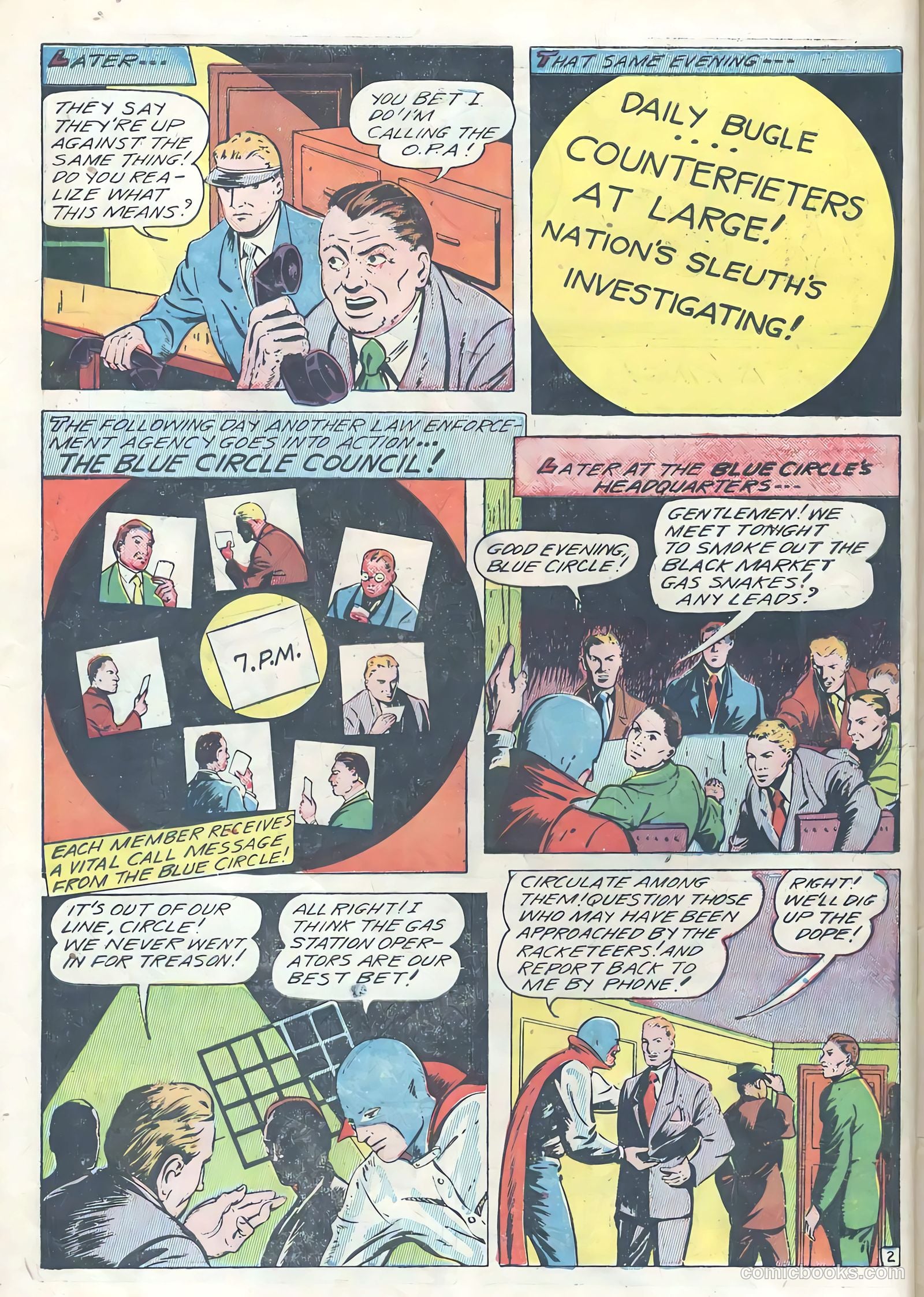 Blue Circle Comics #6 (1945) — page 4 of 52