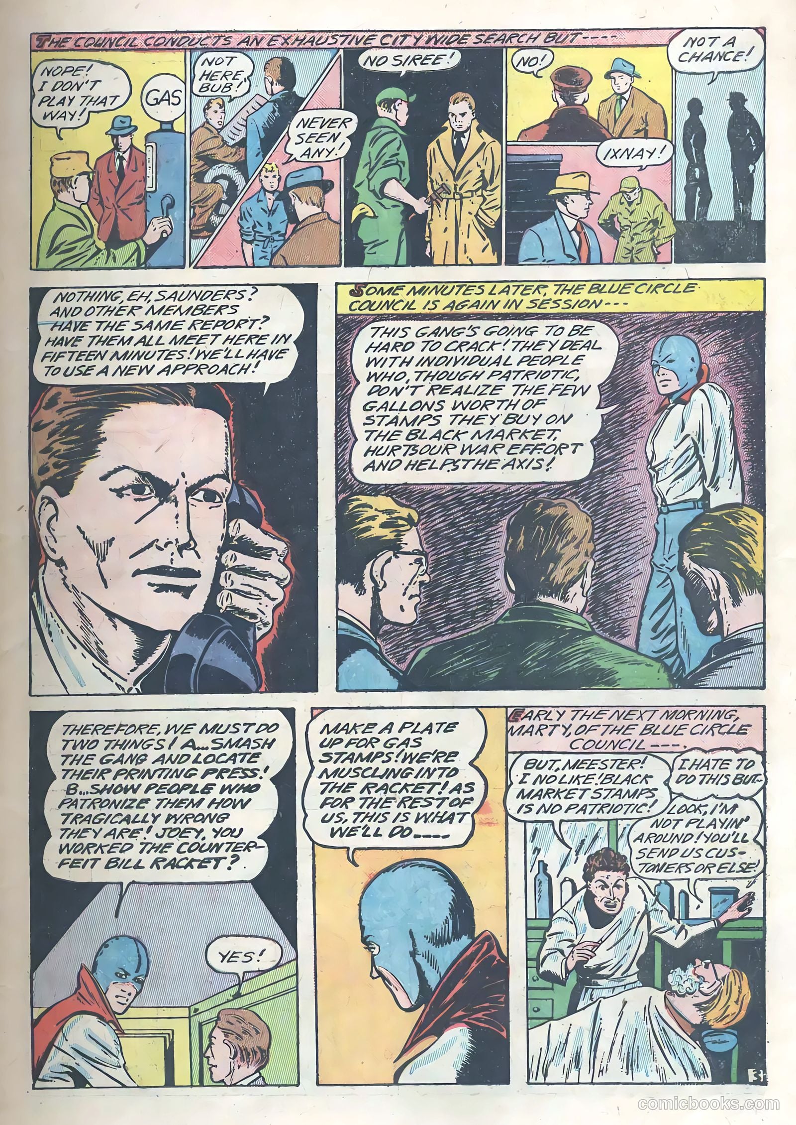 Blue Circle Comics #6 (1945) — page 5 of 52