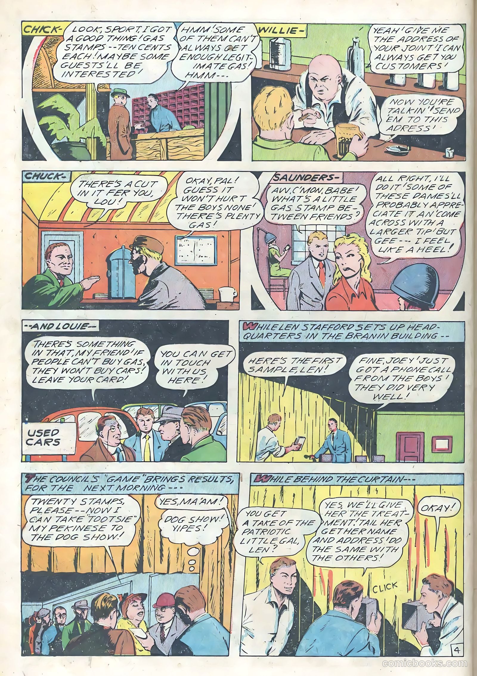 Blue Circle Comics #6 (1945) — page 6 of 52