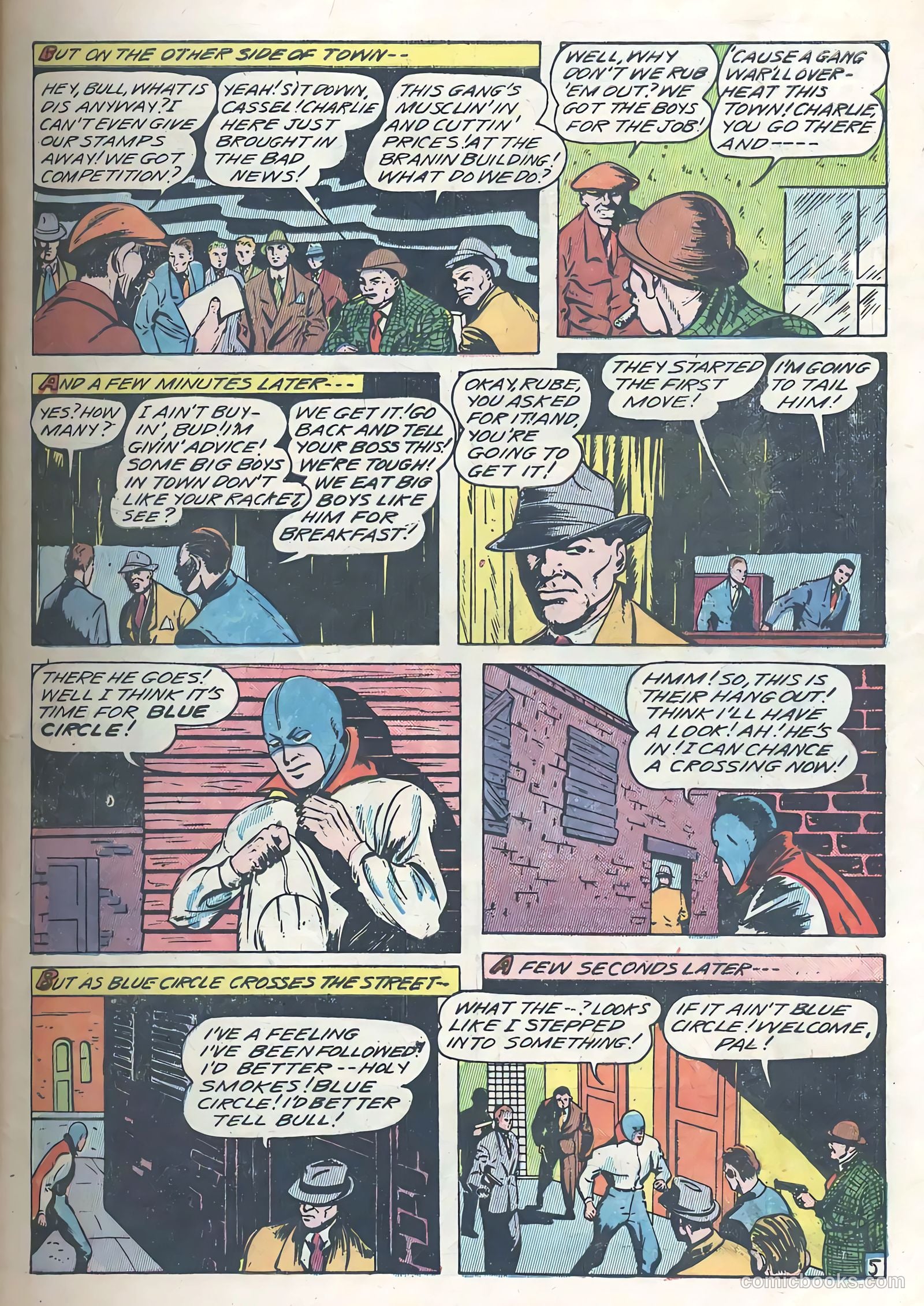 Blue Circle Comics #6 (1945) — page 7 of 52