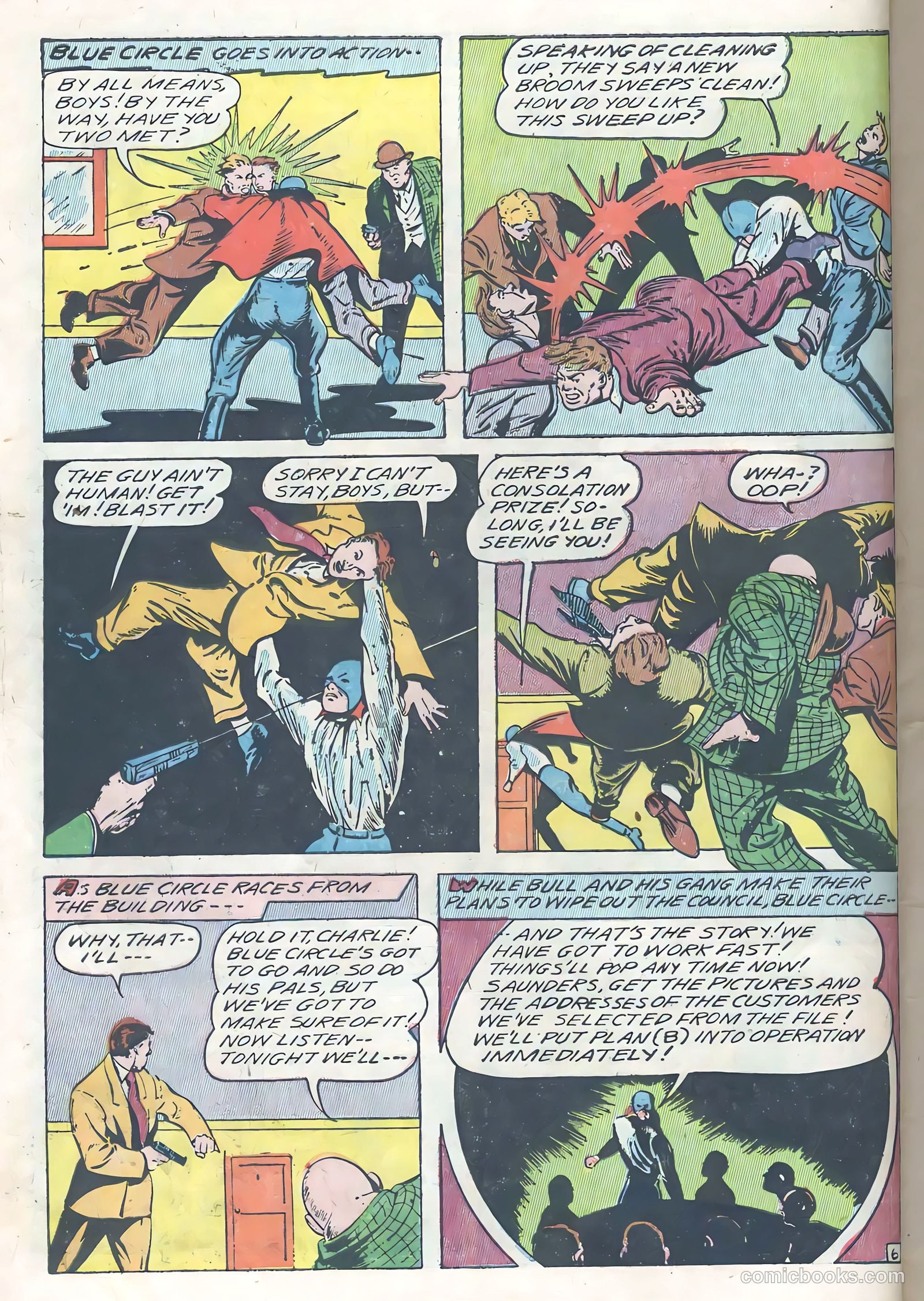 Blue Circle Comics #6 (1945) — page 8 of 52