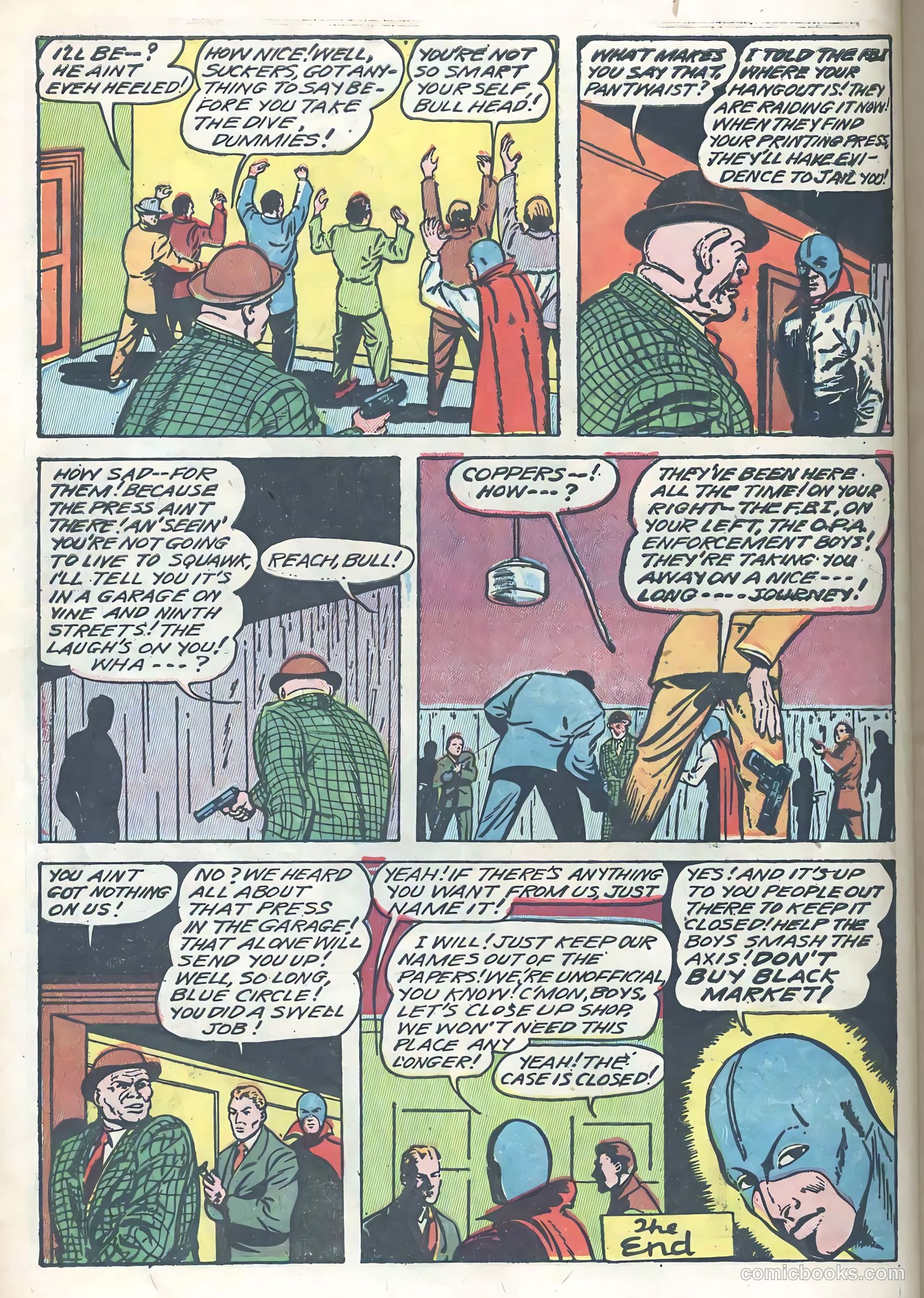 Blue Circle Comics #6 (1945) — page 10 of 52