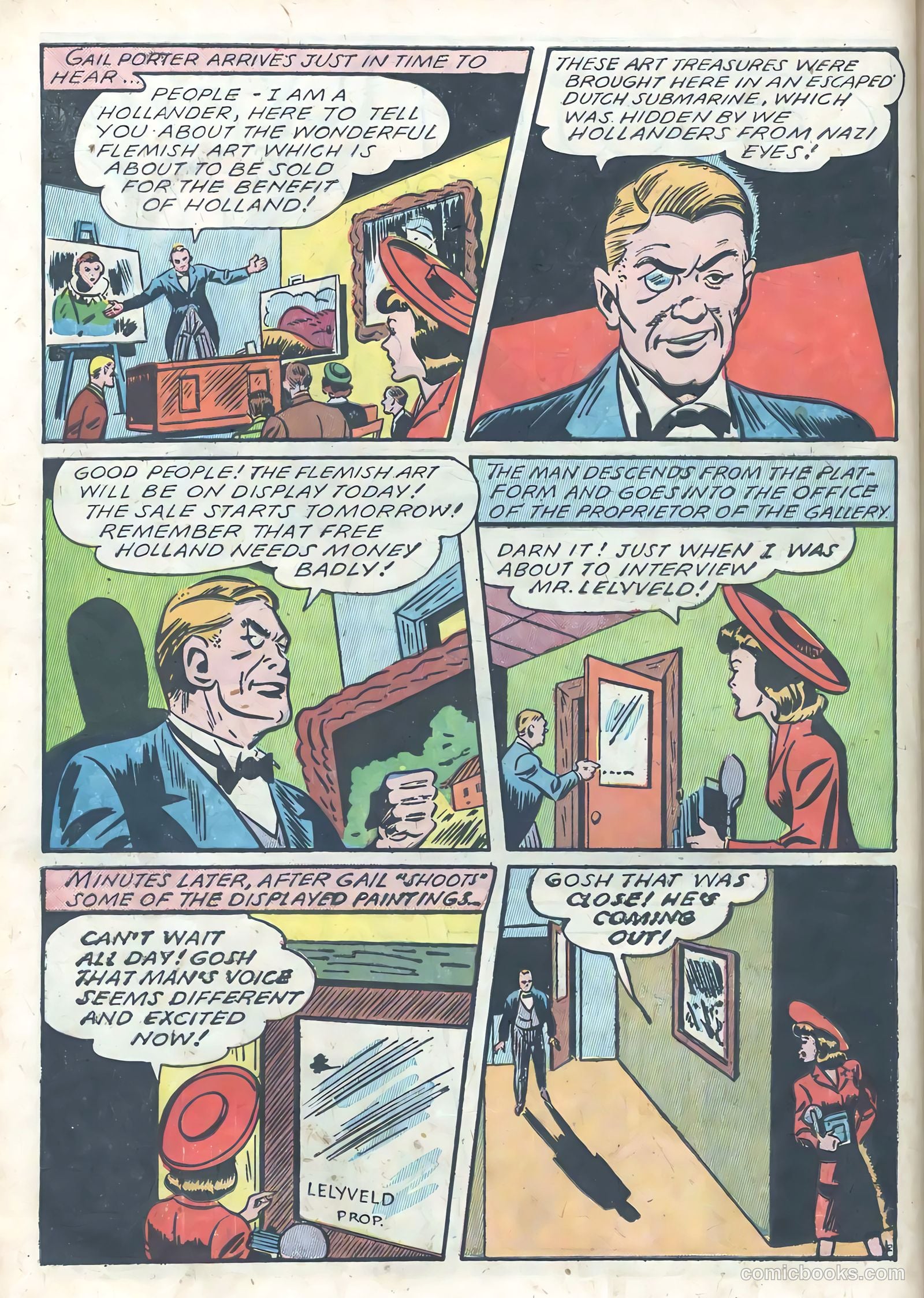 Blue Circle Comics #6 (1945) — page 12 of 52