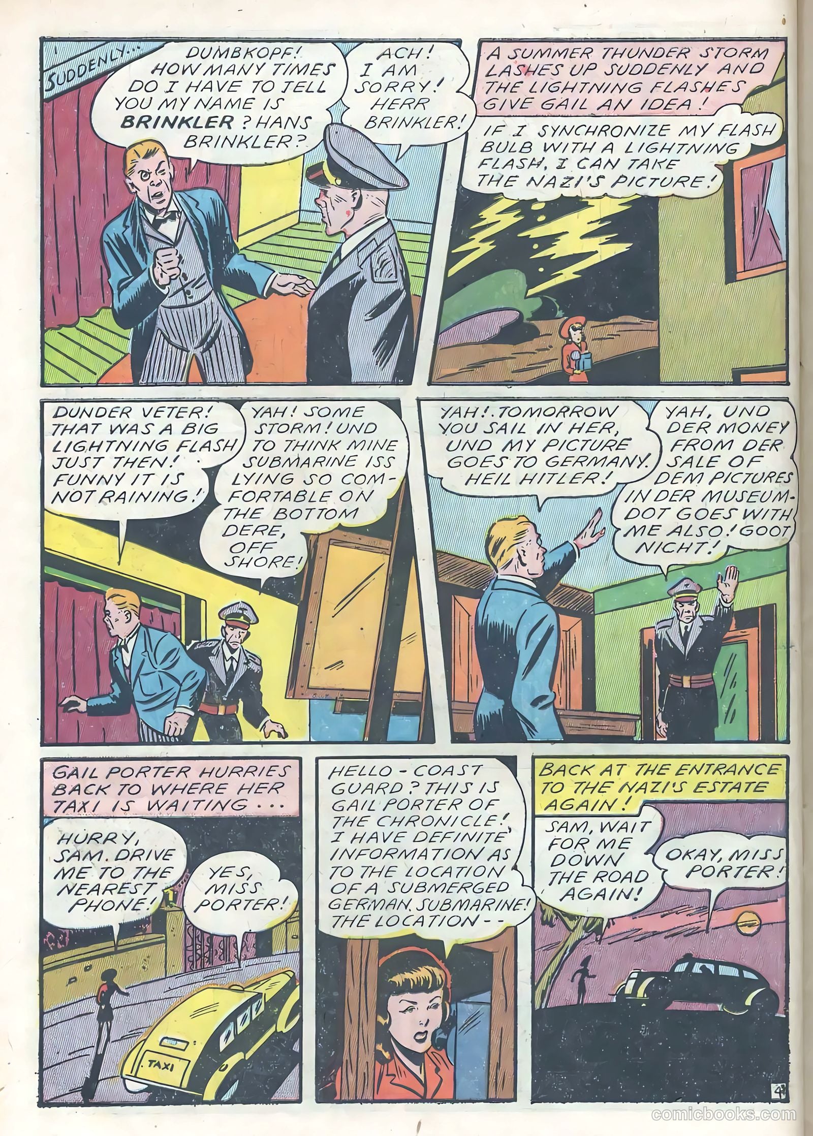Blue Circle Comics #6 (1945) — page 14 of 52