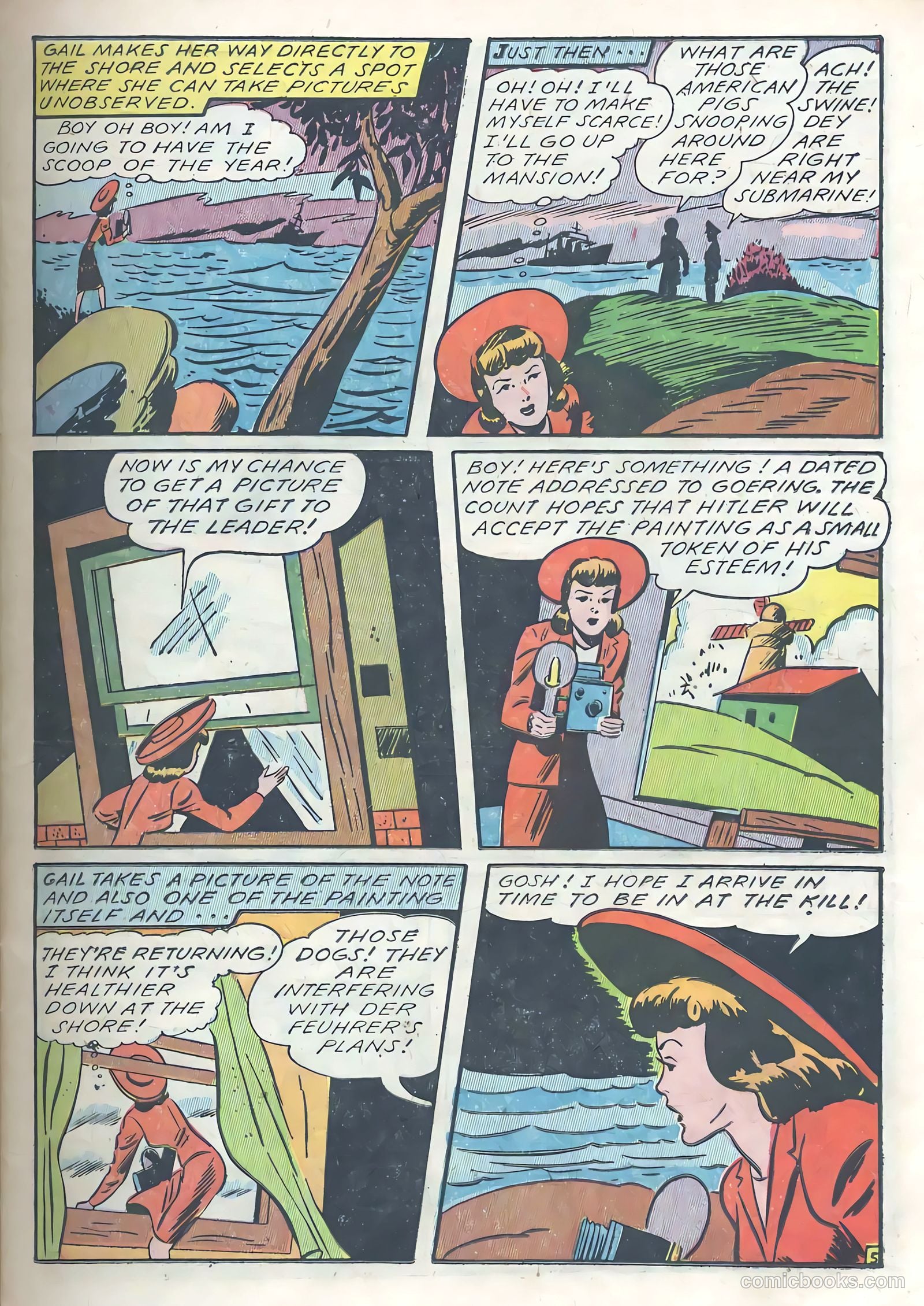 Blue Circle Comics #6 (1945) — page 15 of 52