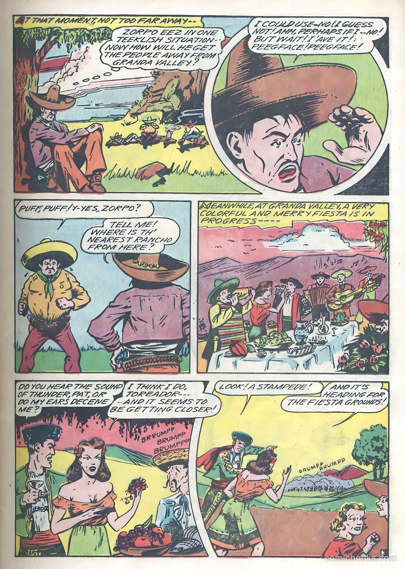 Blue Circle Comics #6 (1945) — page 19 of 52