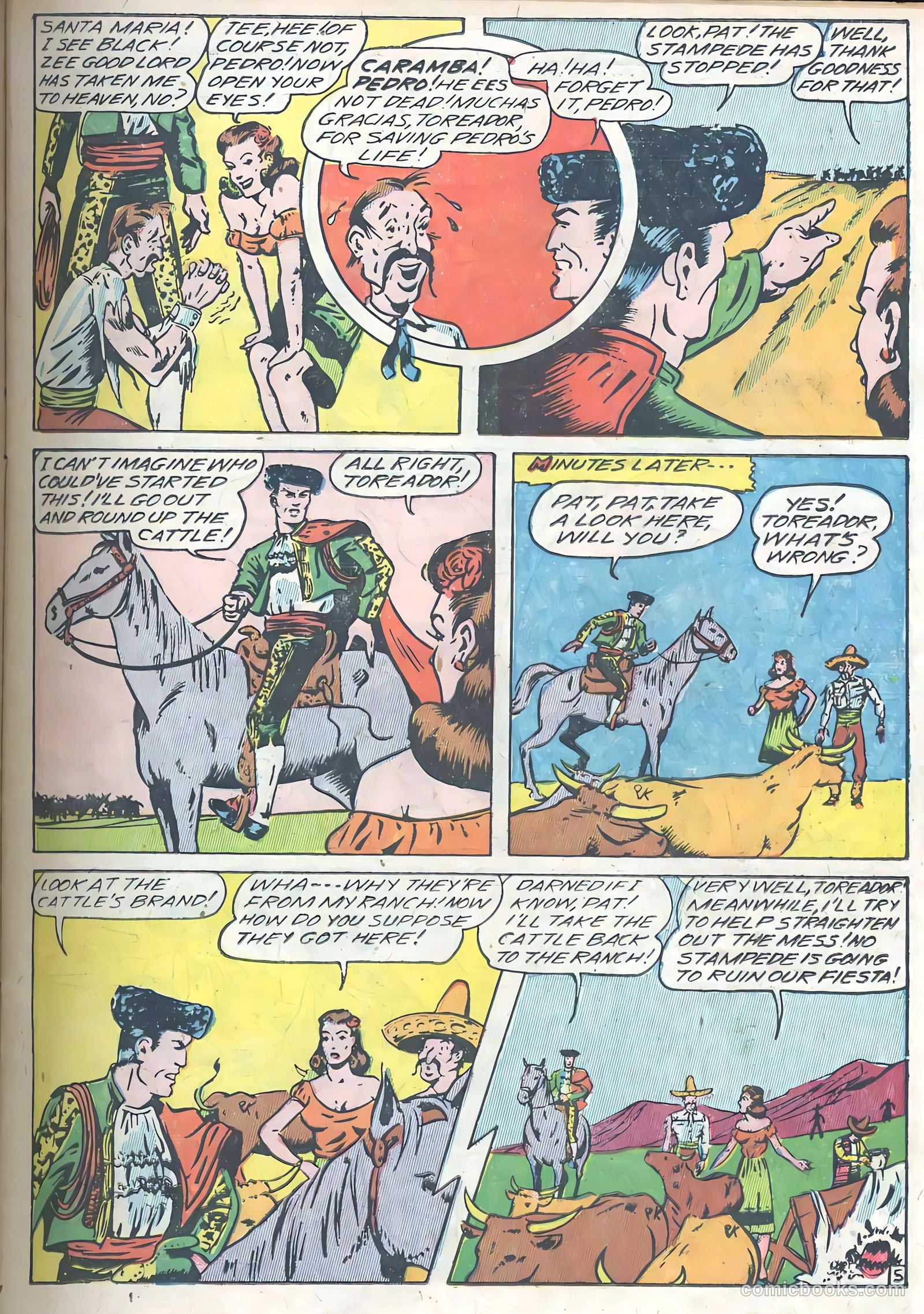 Blue Circle Comics #6 (1945) — page 21 of 52
