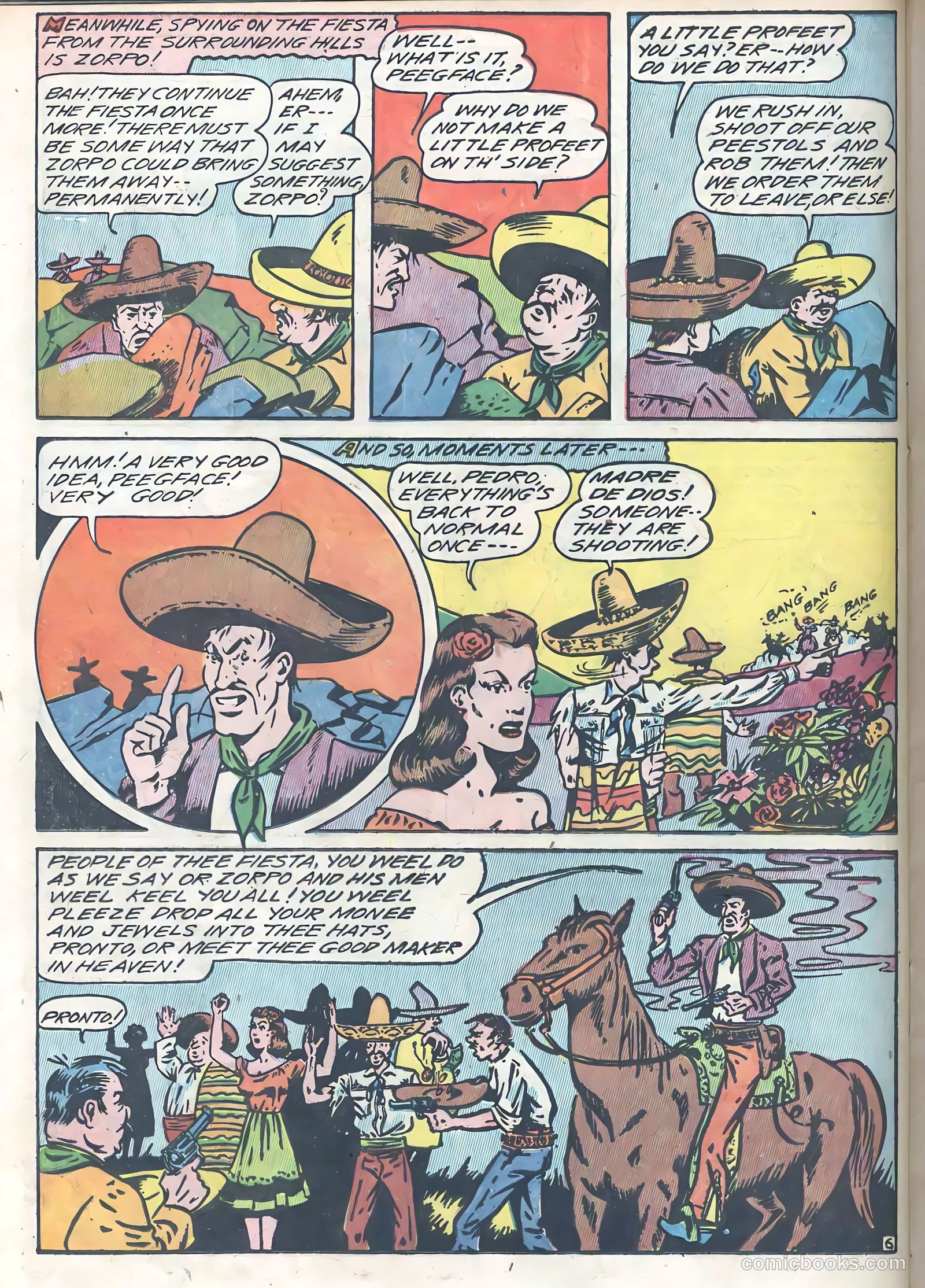 Blue Circle Comics #6 (1945) — page 22 of 52