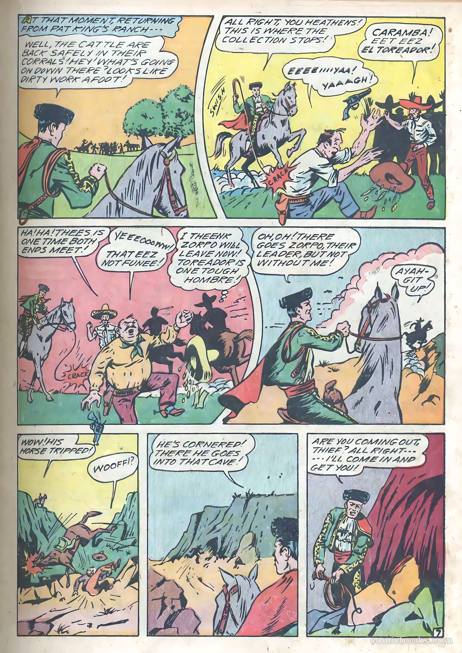 Blue Circle Comics #6 (1945) — page 23 of 52