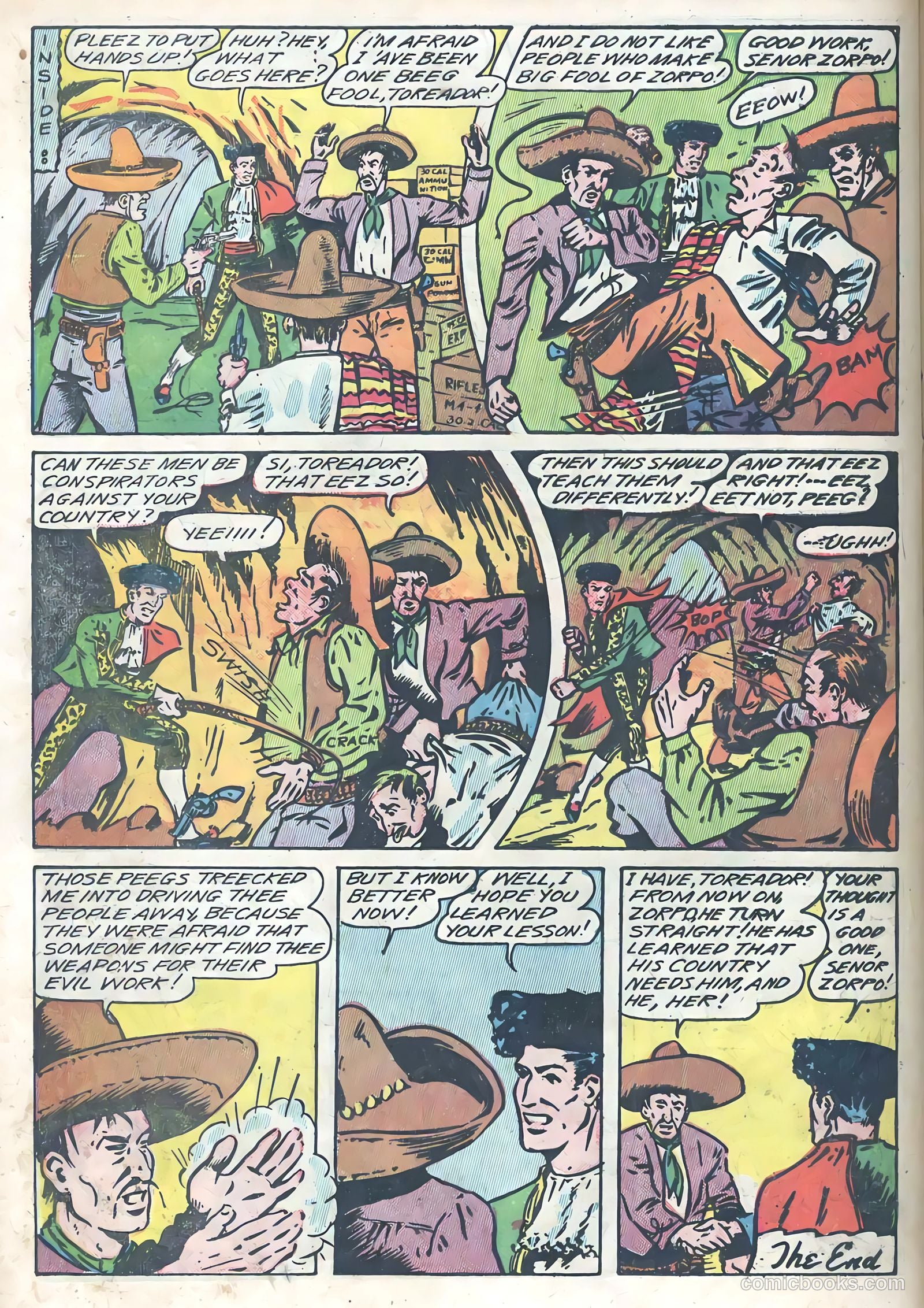 Blue Circle Comics #6 (1945) — page 24 of 52