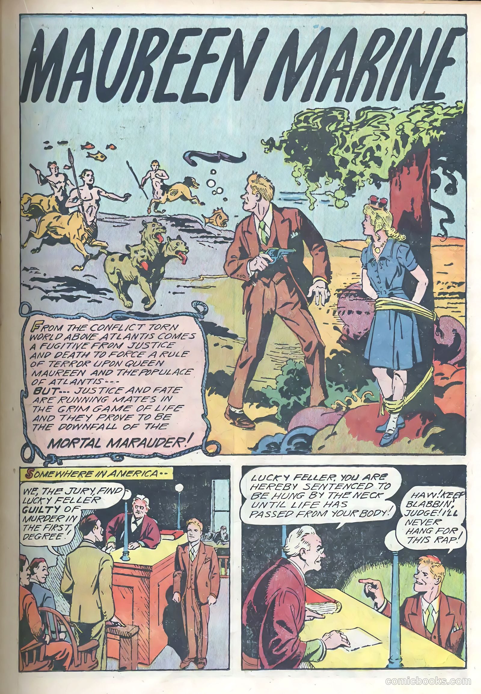 Blue Circle Comics #6 (1945) — page 25 of 52