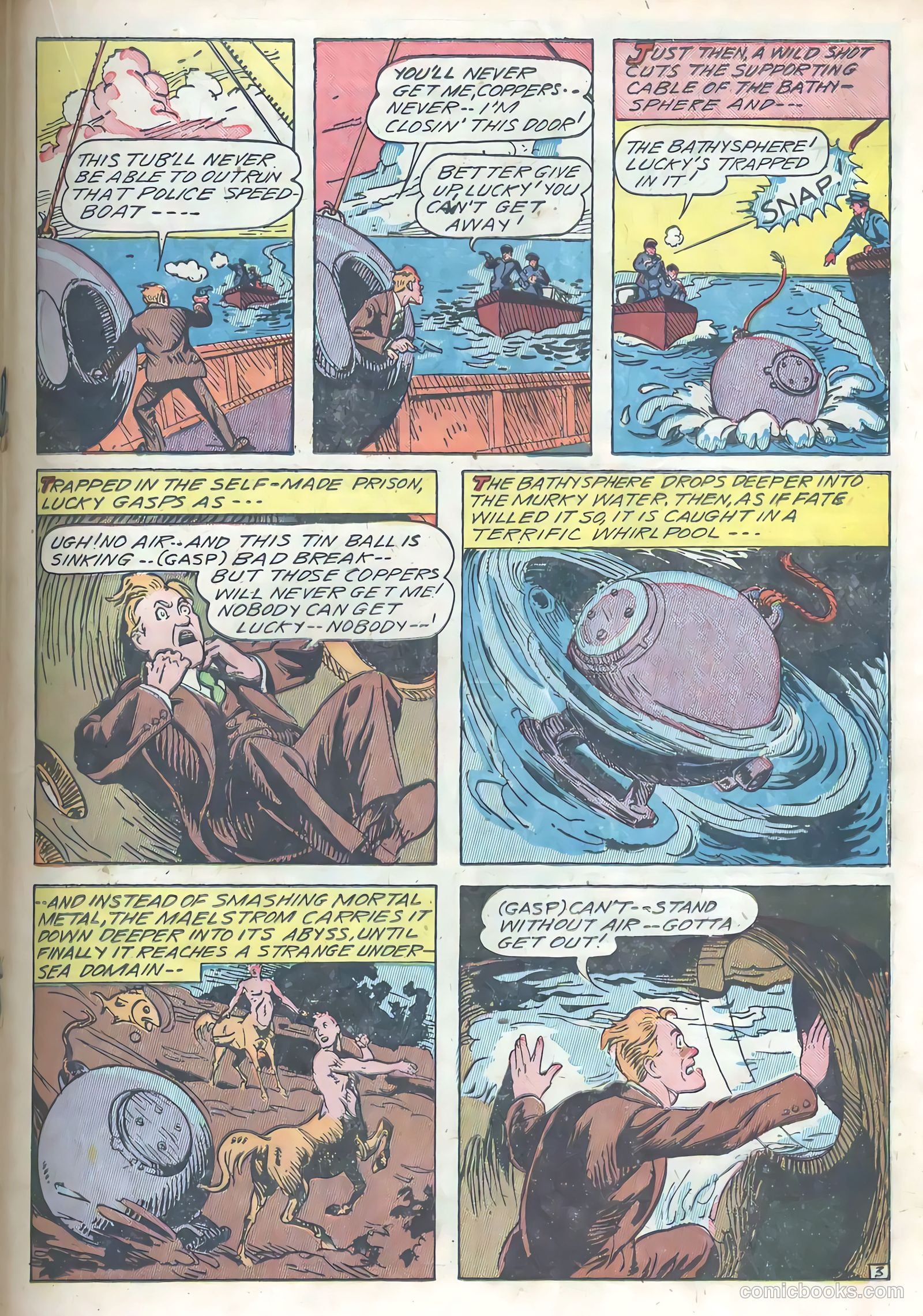 Blue Circle Comics #6 (1945) — page 27 of 52