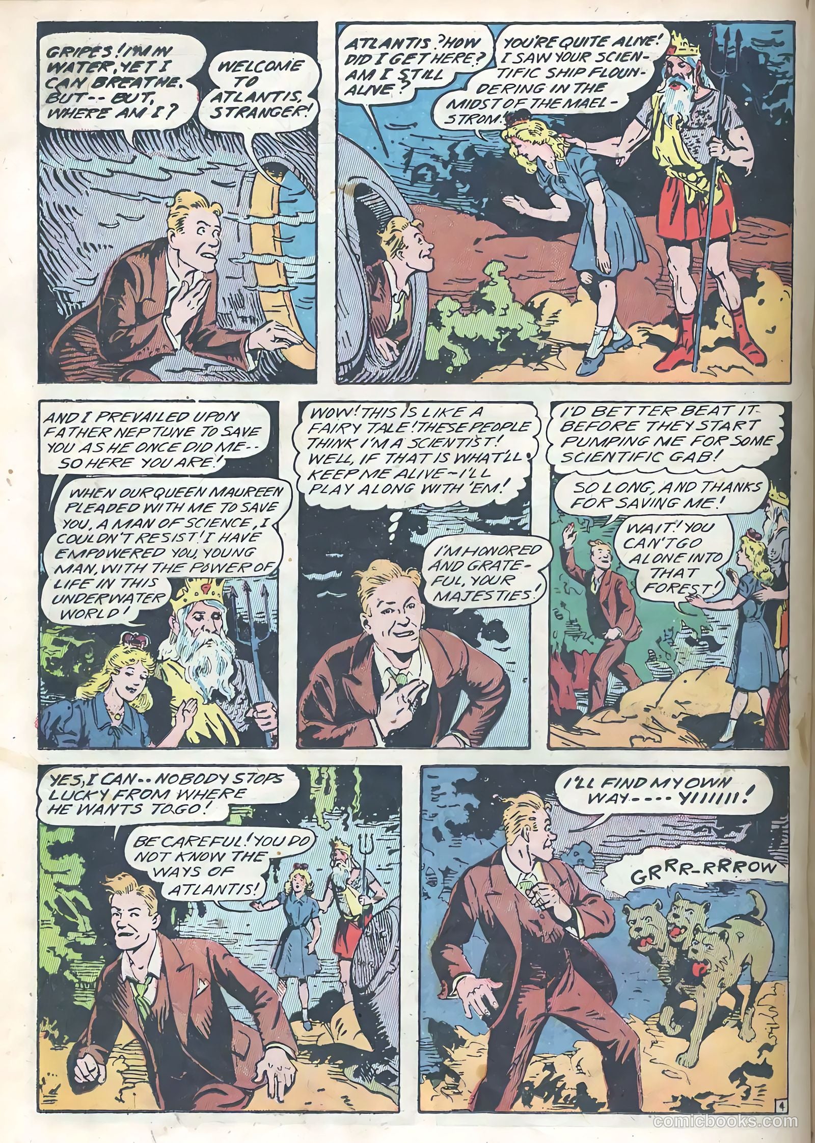Blue Circle Comics #6 (1945) — page 28 of 52