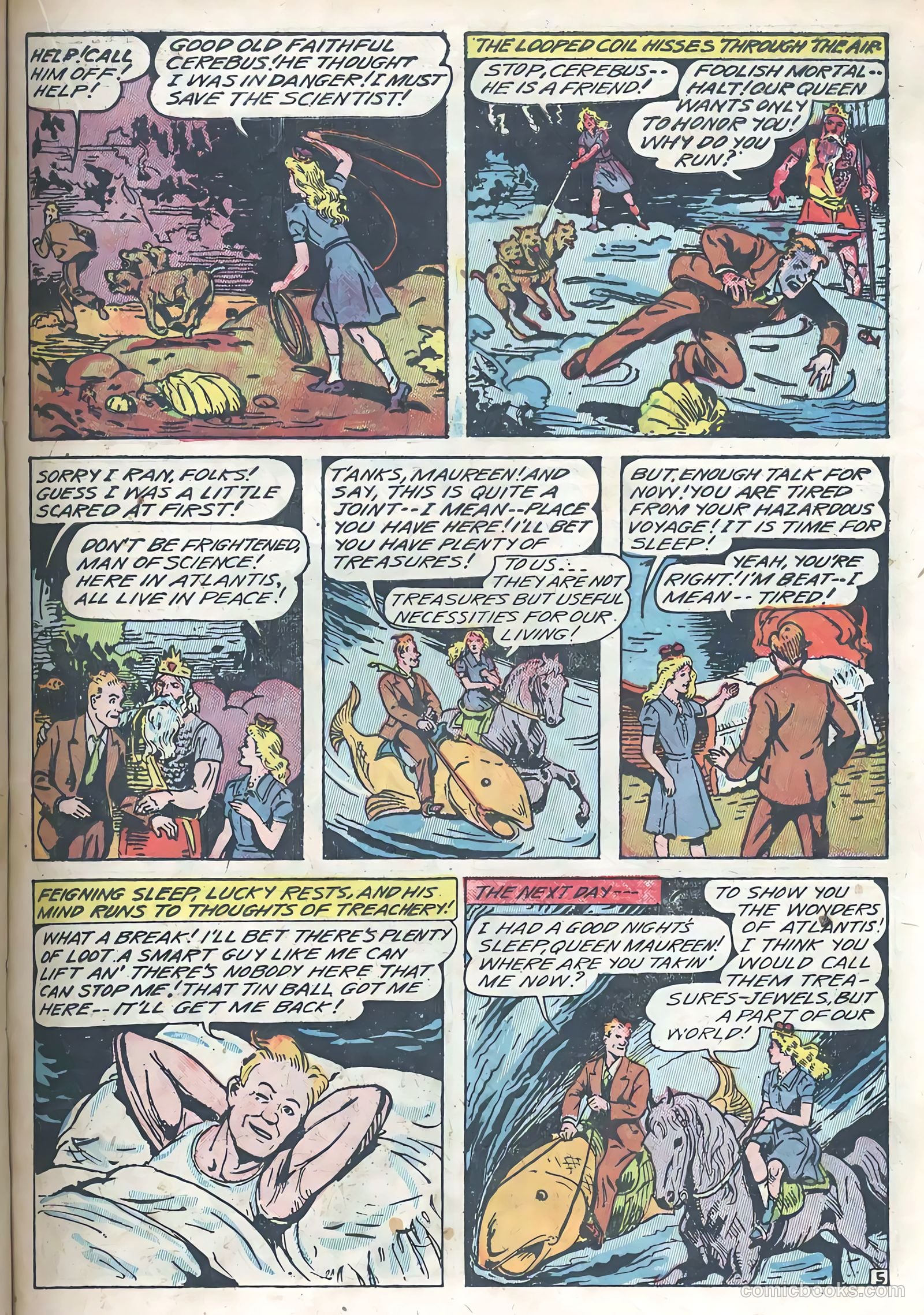 Blue Circle Comics #6 (1945) — page 29 of 52