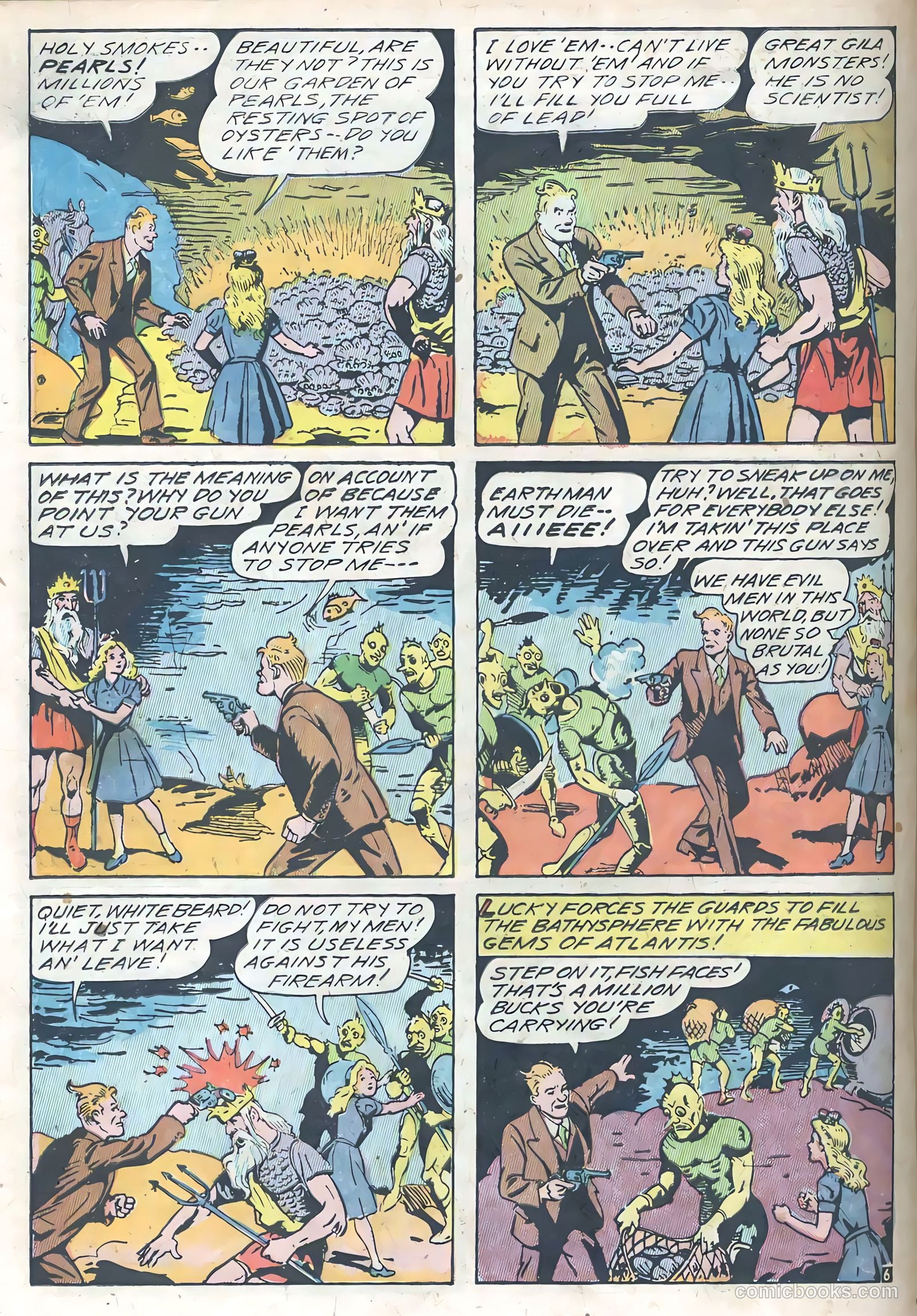 Blue Circle Comics #6 (1945) — page 30 of 52