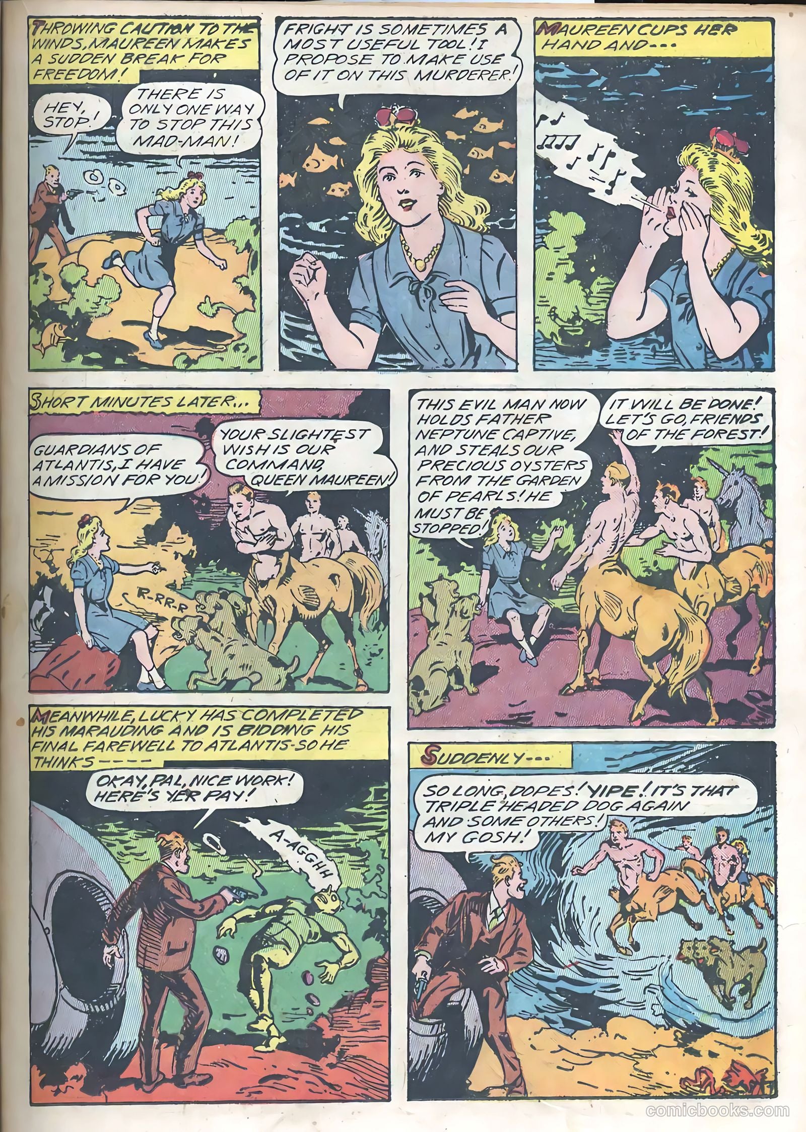 Blue Circle Comics #6 (1945) — page 31 of 52